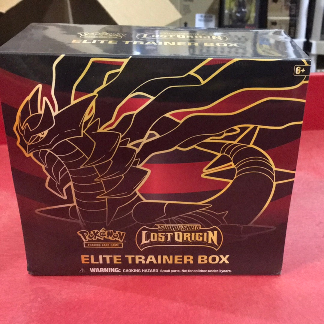 pokemon trading card game sword and shield elite trainer box Pokemon: sword & shield lost origin elite trainer box sealed