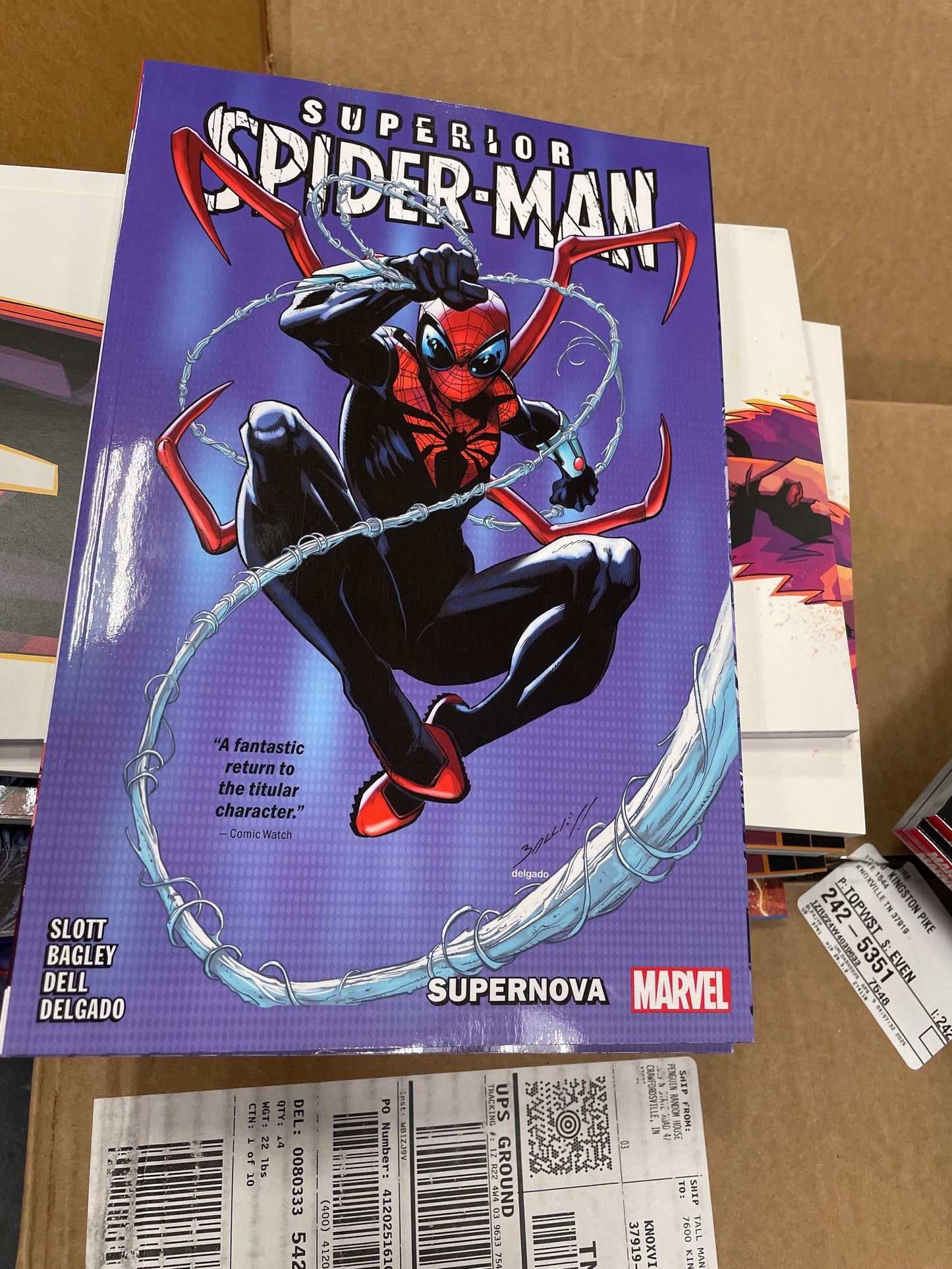 Superior Spiderman supernova Marvel graphic novel