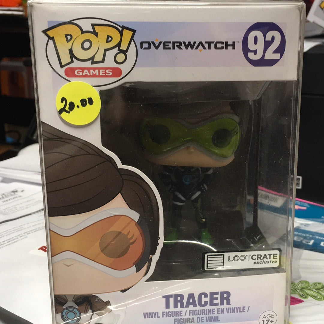 Overwatch Tracer lootcrate 92 exclusive Funko pop! vinyl figure