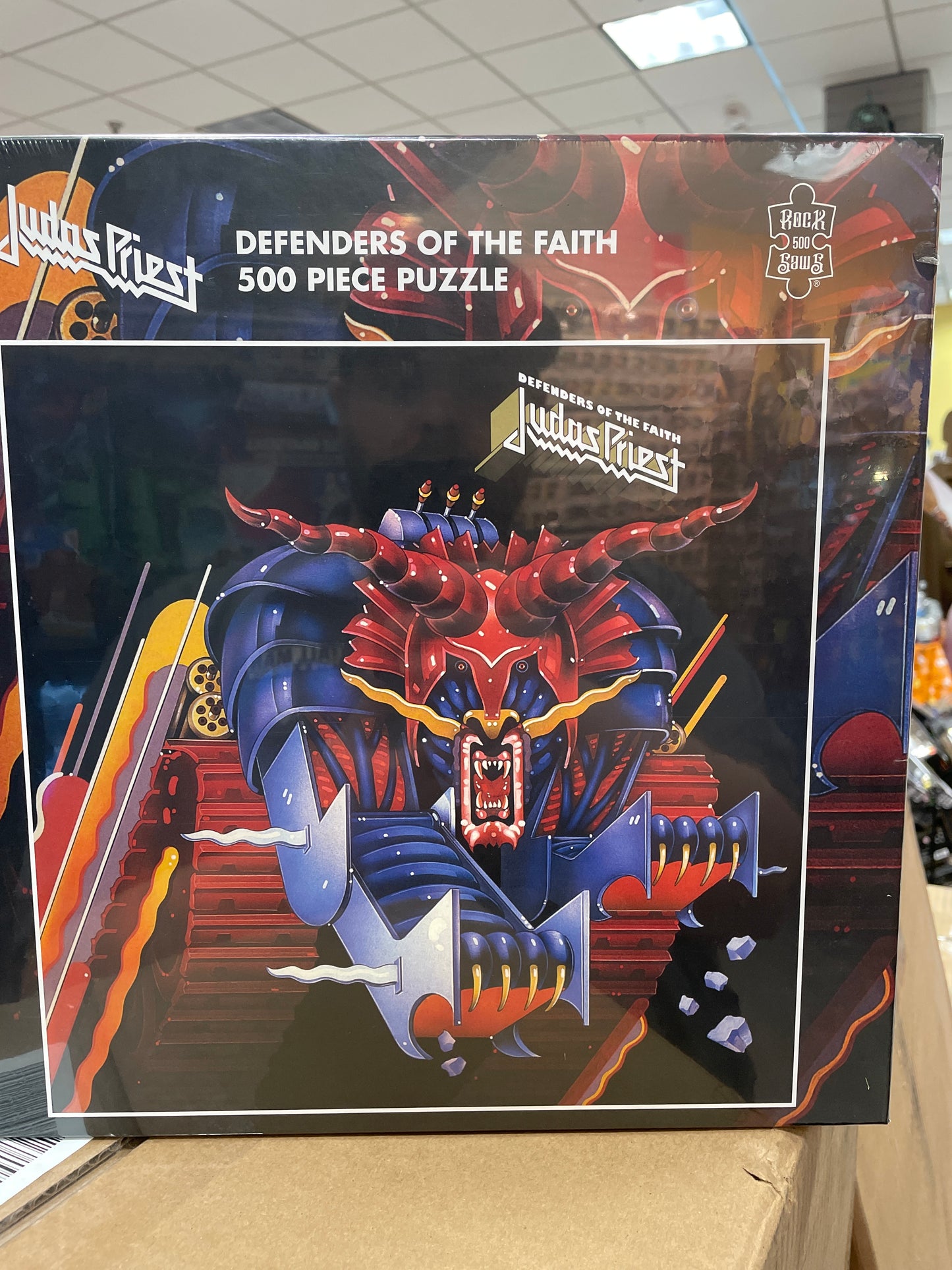 Judas Priest - Defenders Of The Earth- Album Cover 500 Piece Puzzle