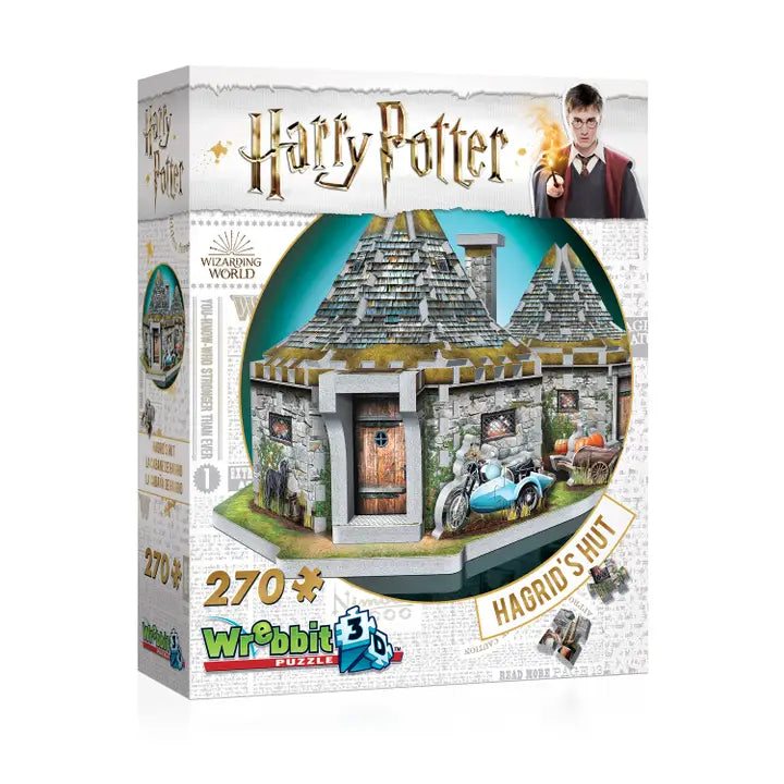Wrebbit 3d puzzle Harry Potter Hagrid's Hut 270 piece