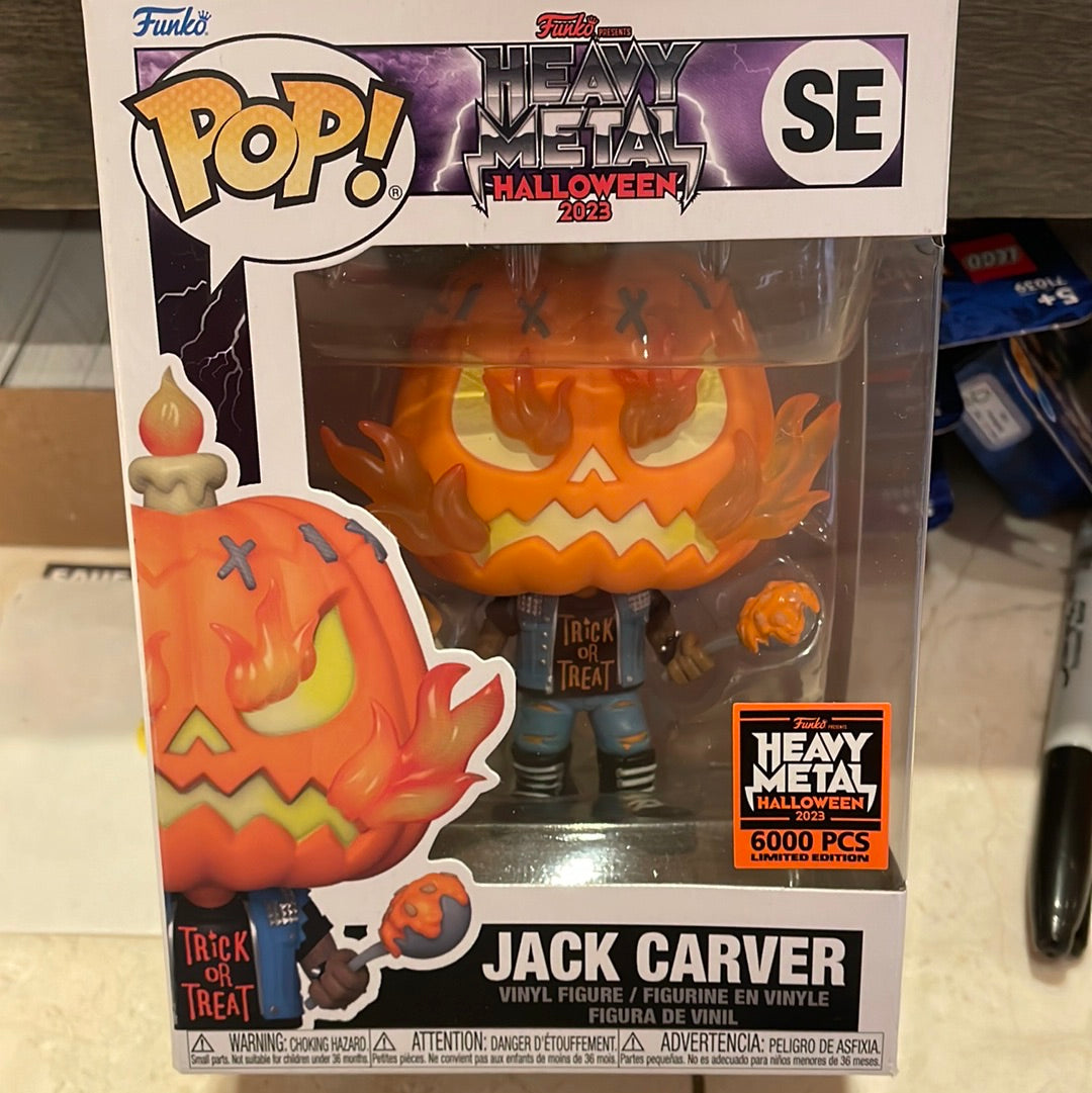 Jack carver heavy metal halloween Funko Pop! Vinyl figure