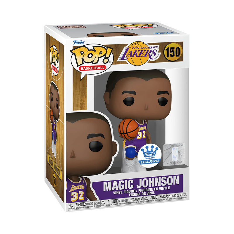 MAGIC JOHNSON PURPLE JERSEY Exclusive Funko Pop Vinyl Figure Sports