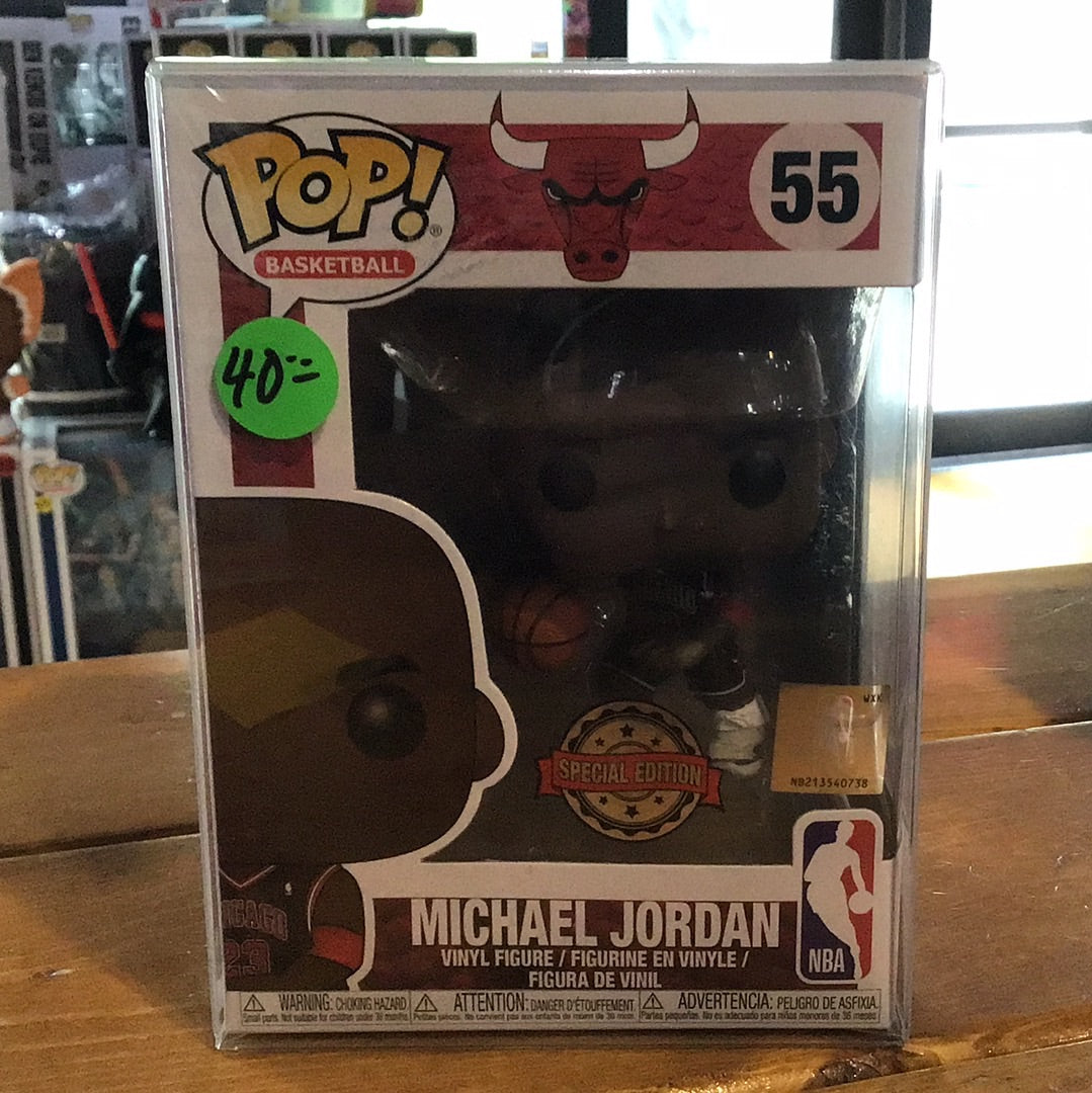 NBA Bulls - Michael Jordan Black Jersey Figure Funko Pop! Vinyl