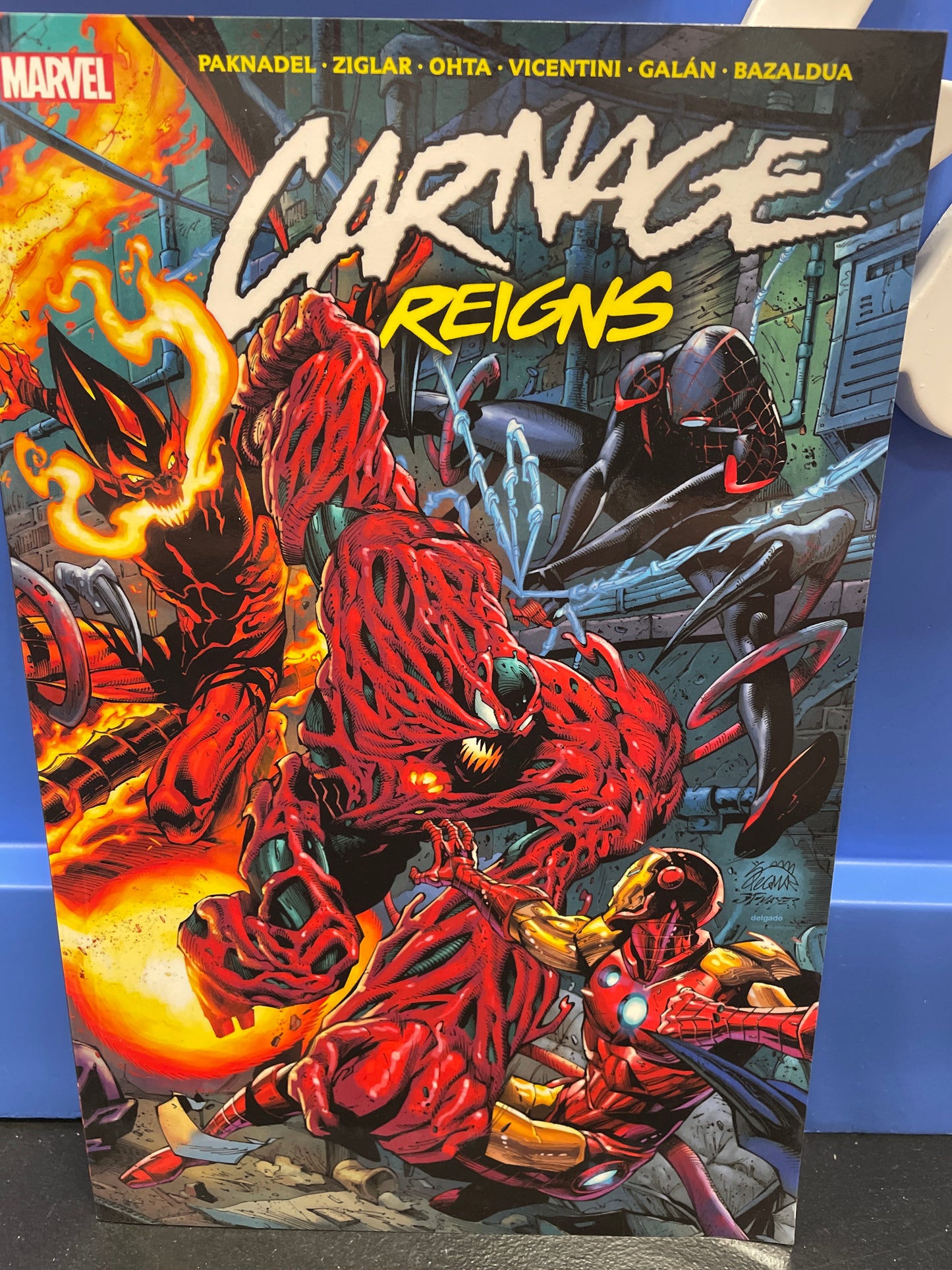 Carnage Reigns Marvel graphic novel