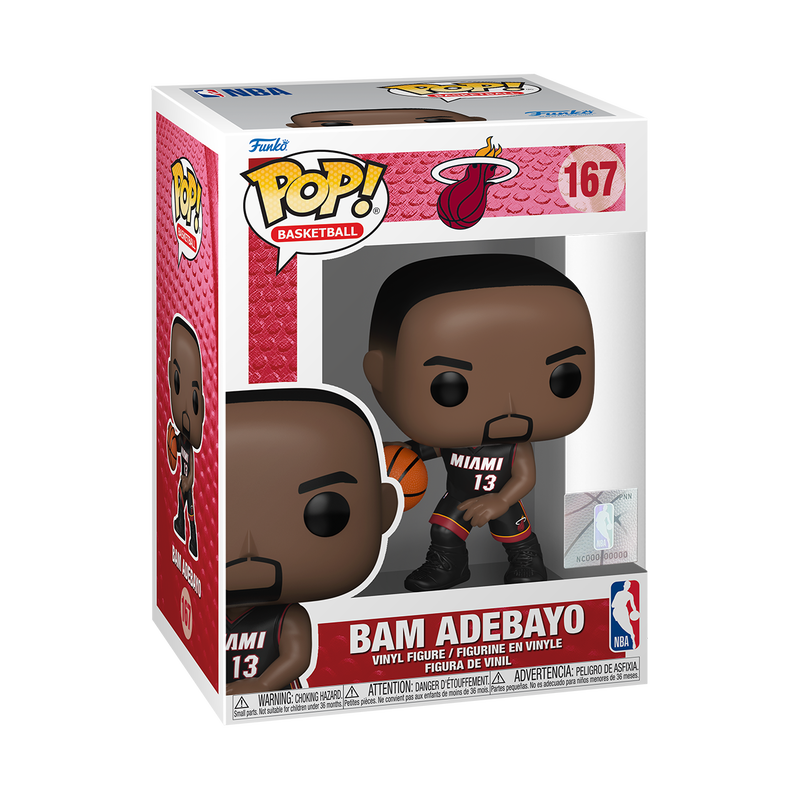 NBA Heat - Bam Adebayo #167 - Funko Pop! Vinyl Figures (Sports)