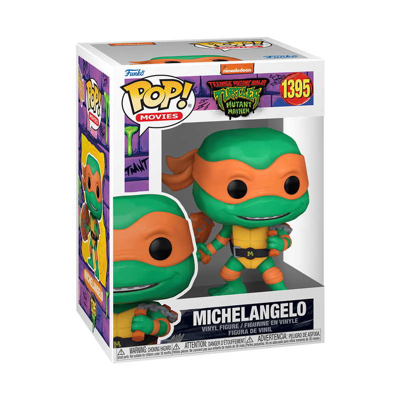 TMNT: Mutant Mayhem - Michelangelo #1395 - Funko Pop Vinyl Figure (Cartoon)