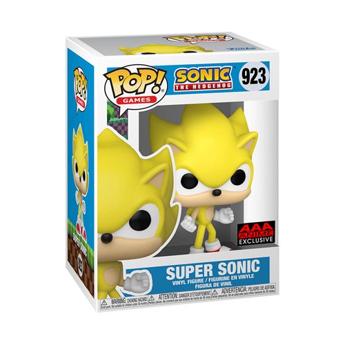 PREORDER) Sonic the Hedgehog Super Sonic #923 Funko Pop! Vinyl Figure –  Tall Man Toys & Comics