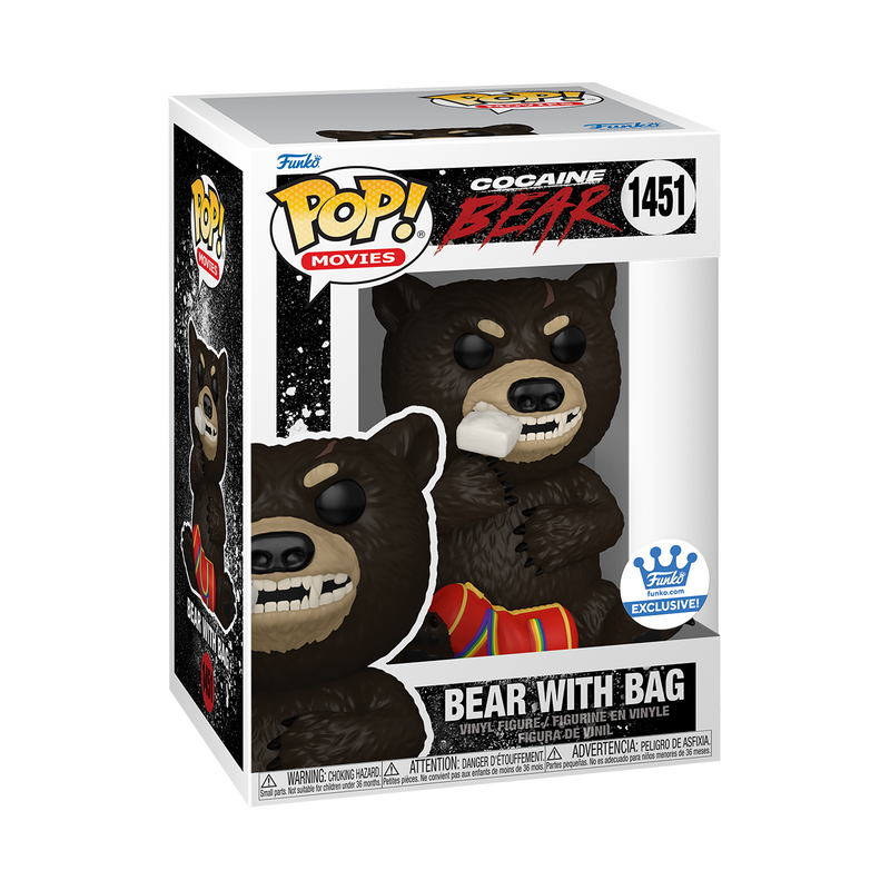 Cocaine Bear Exclusive Funko Pop Vinyl Figure Movies
