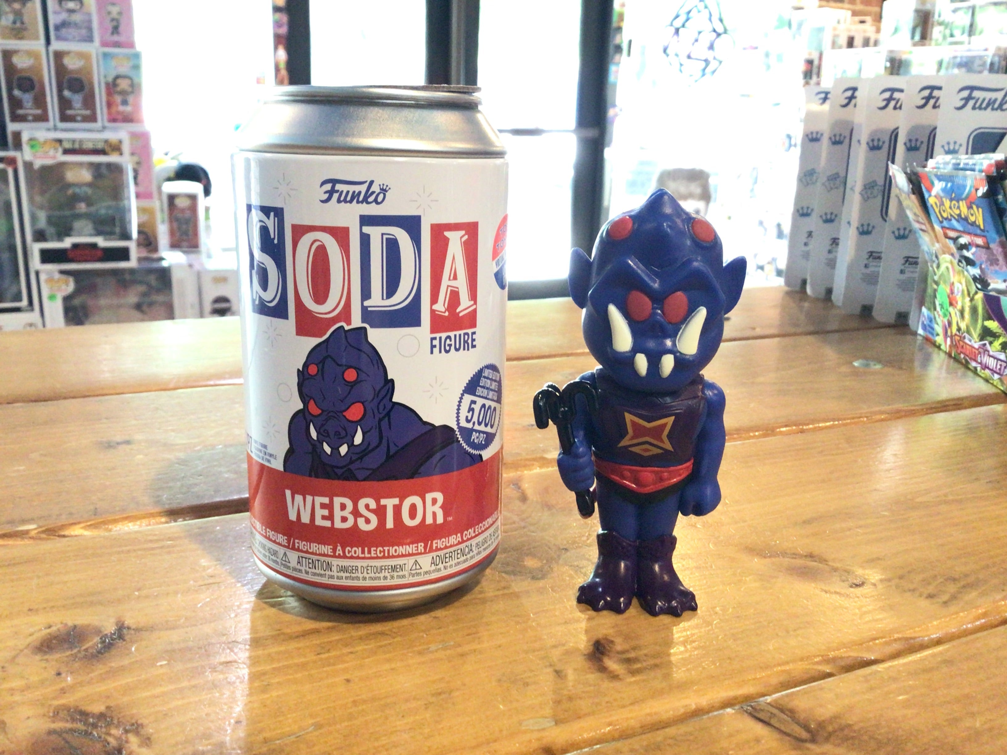 Funko Vinyl SODA: MOTU - Tung Lashor - 1/6 Odds For Rare Chase Variant - (Styles May Vary) - Masters Of The Universe - I Dominatori Dell'universo - Figura in Vinile da Funko Vinyl SODA: MOTU - Tung Lashor - 1/6 Odds For Rare Chase Variant - (Styles May Vary) - Masters Of The Universe - I Dominatori Dell'universo - Figura in Vinile da