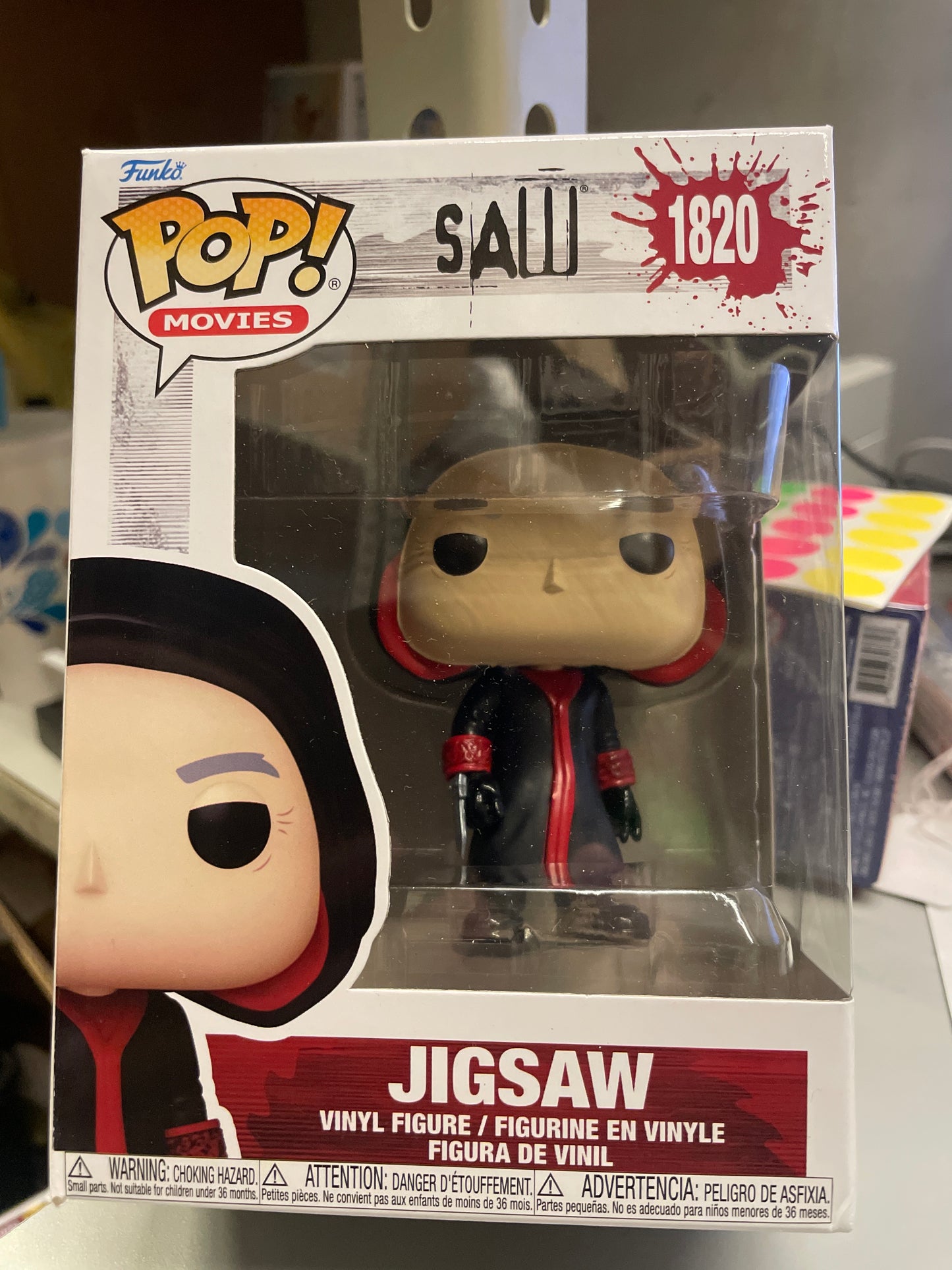Saw Movie jigsaw 1820 Funko pop vinyl figure
