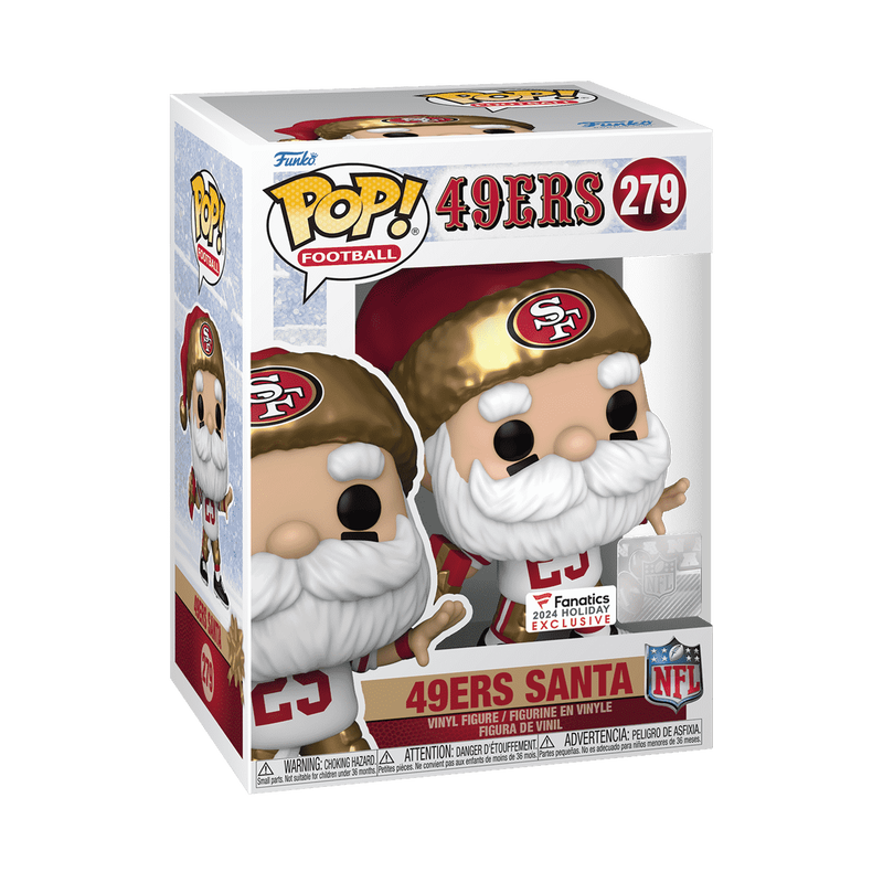 NFL Santa 49ers exclusive 279 Funko Pop! Vinyl Figure (sports)