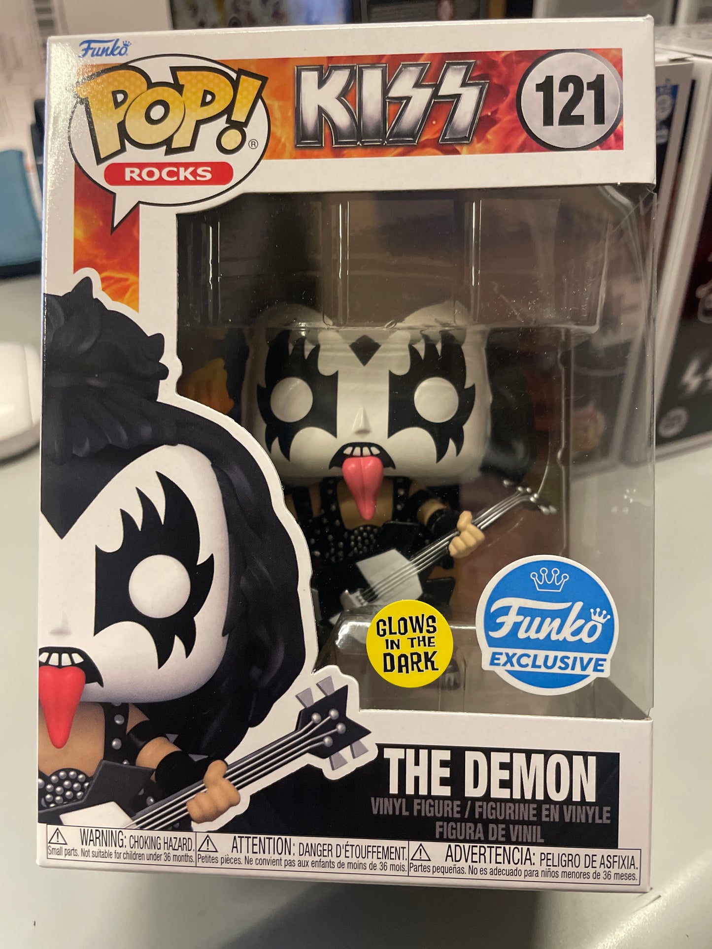KISS the Demon 121 Funko Pop! Vinyl figure Rocks