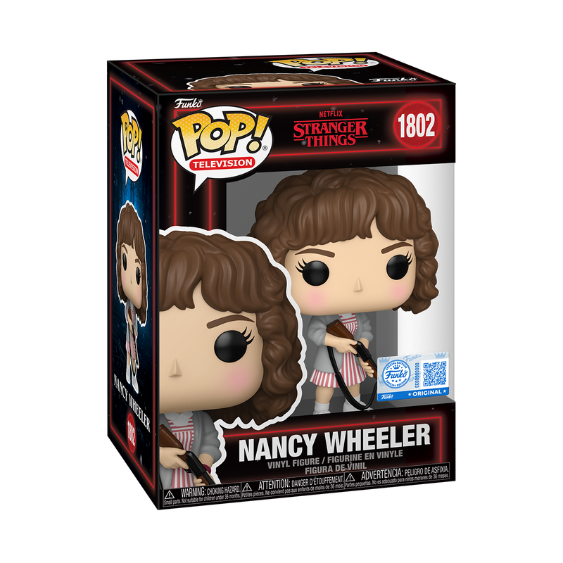 Stranger Things 5 Nancy with shotgun 1803 Funko Pop! Vinyl Figure television