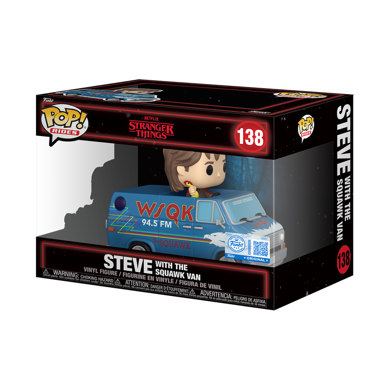 Stranger Things 5 Steve with squawk van Funko Pop! Vinyl Figure television