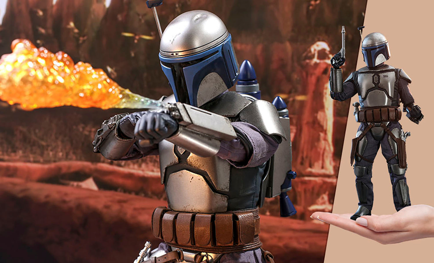 Hot Toys Sideshow Collectibles Jango Fett Sixth Scale Figure