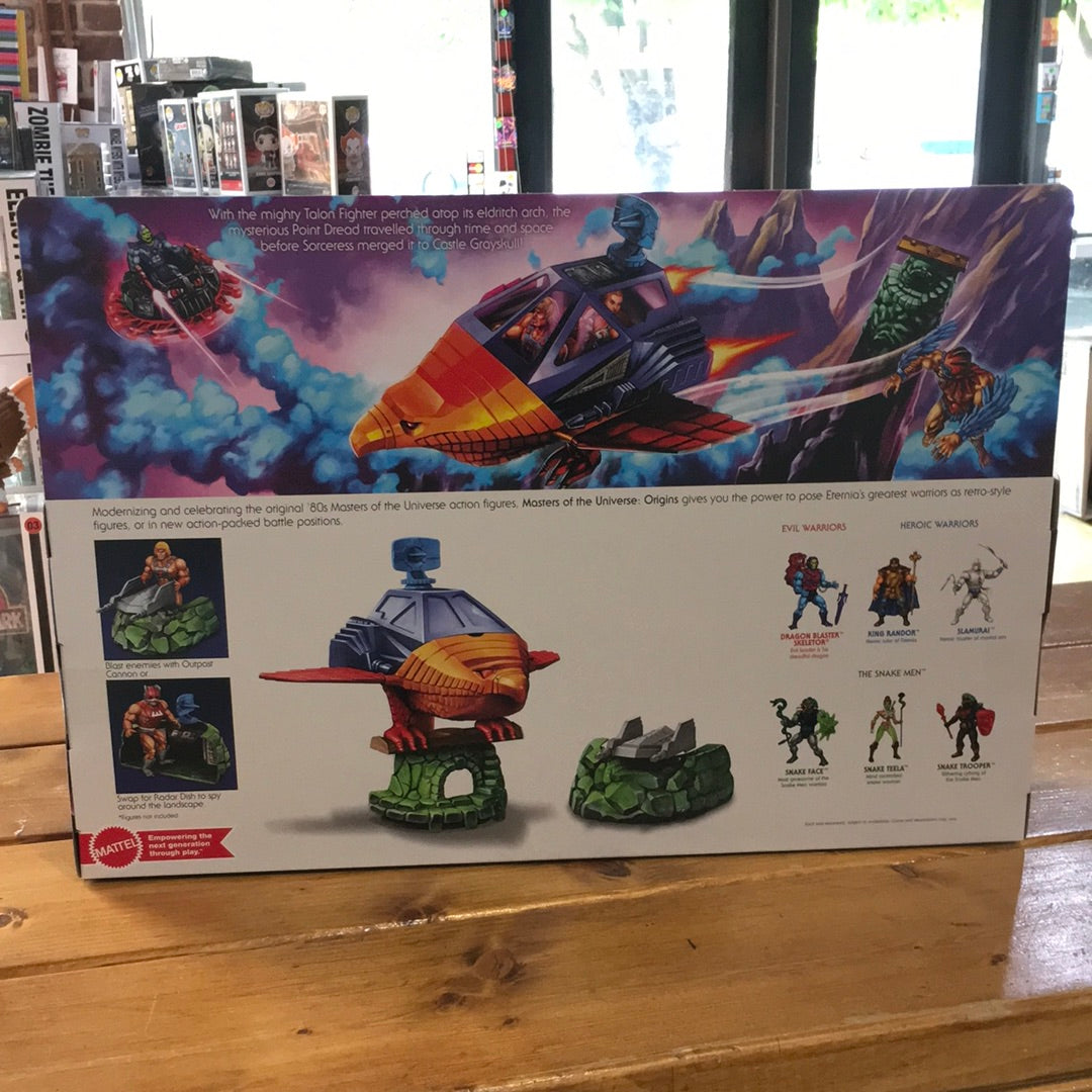 Masters of the Universe - Point Dread and Talon Fighter - Mystical Outpost and Flying Vehicle