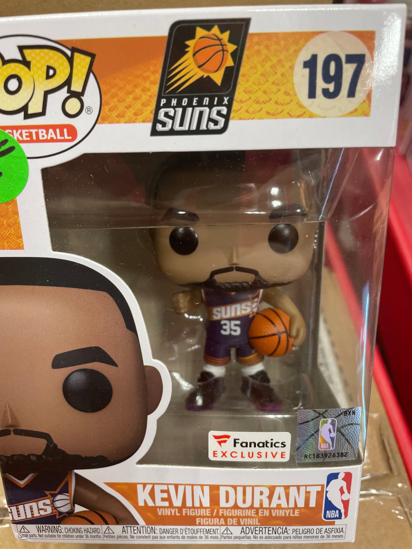 NBA Kevin Durant 197 Funko Pop vinyl figure sports