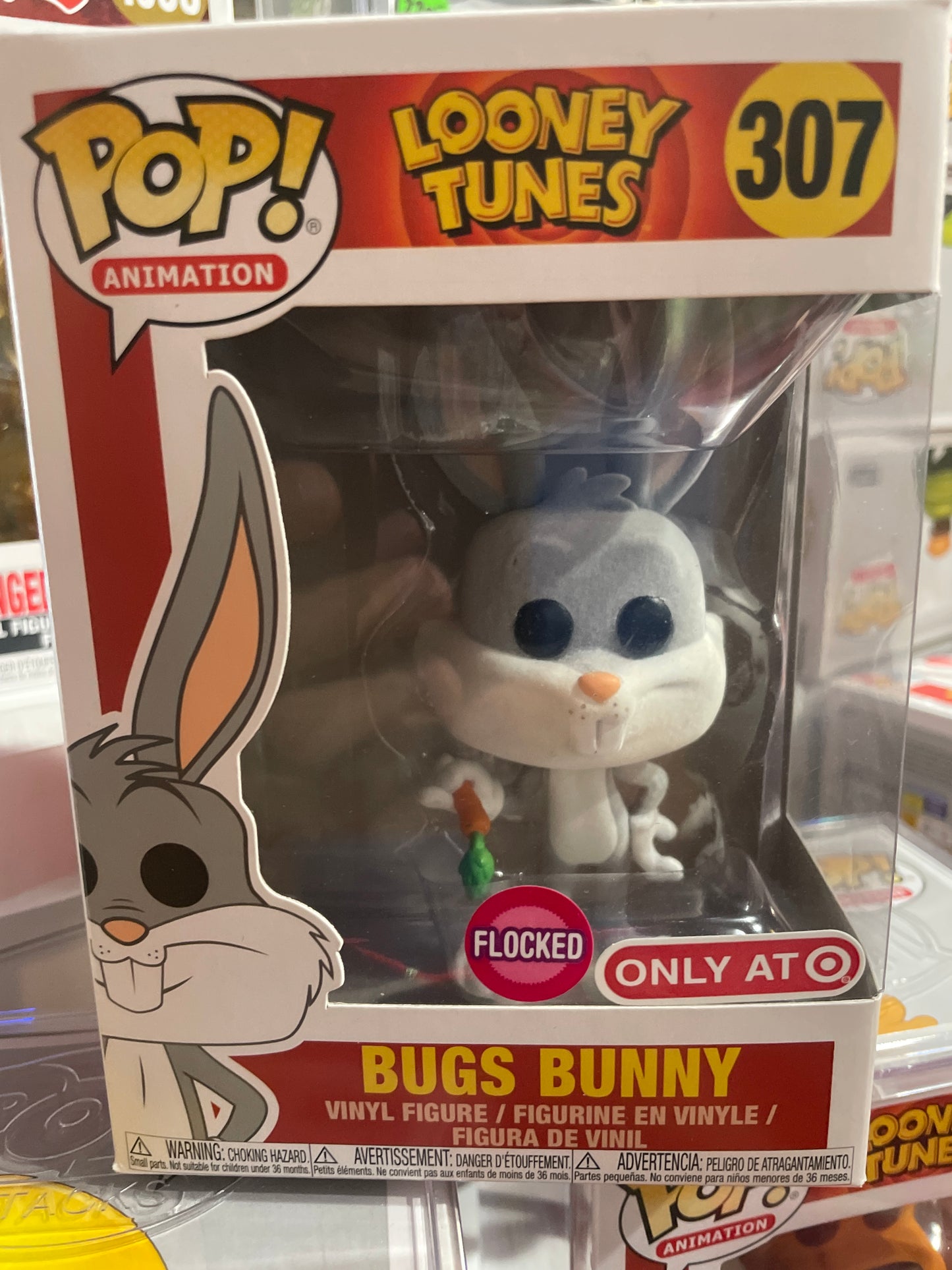 Looney Tunes Bugs Bunny Exclusive 307 Funko Pop! Vinyl figure cartoon