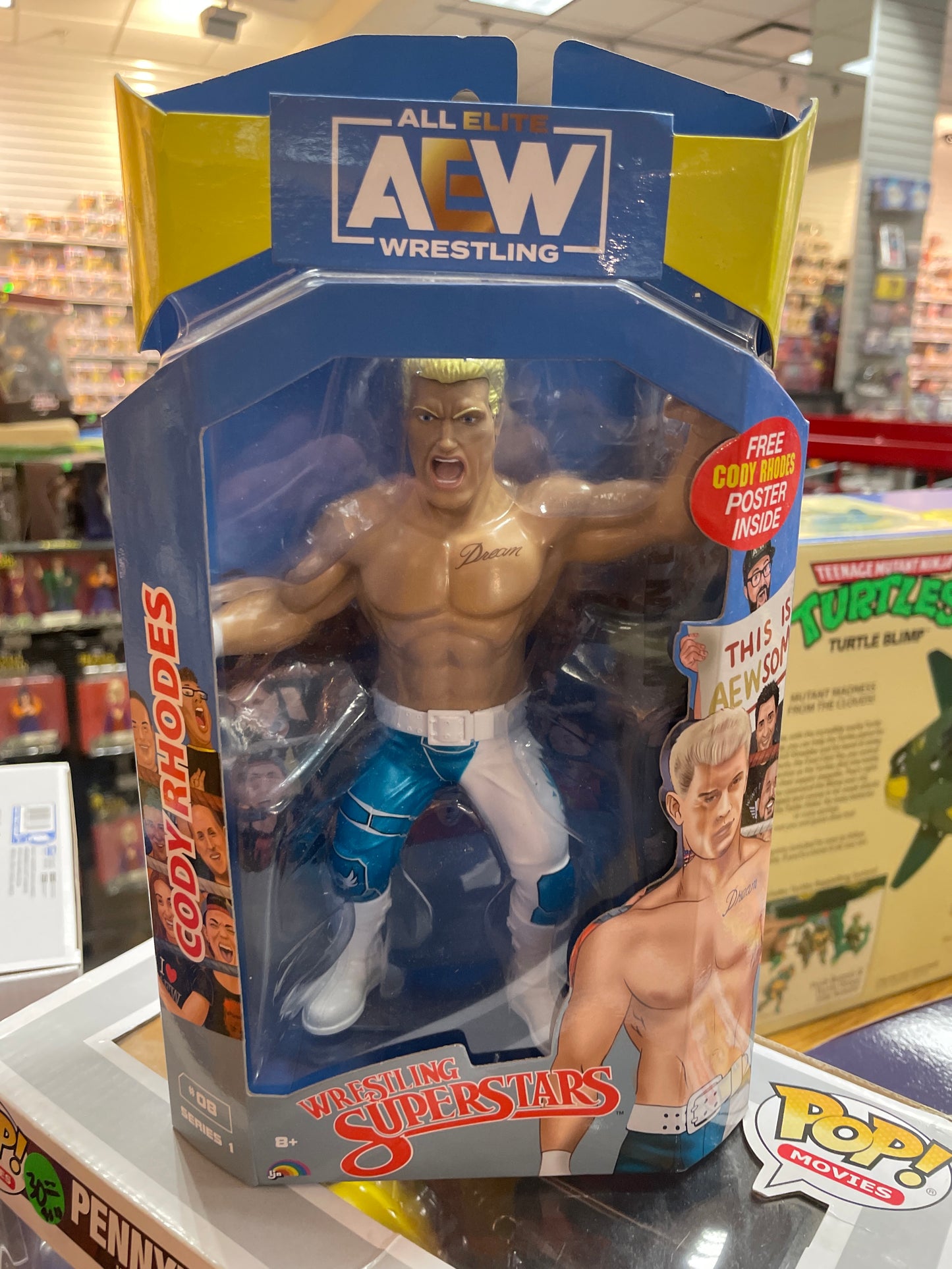 AEW unmatched Collection lJN style cody rhodes - Action Figure (Series 1)