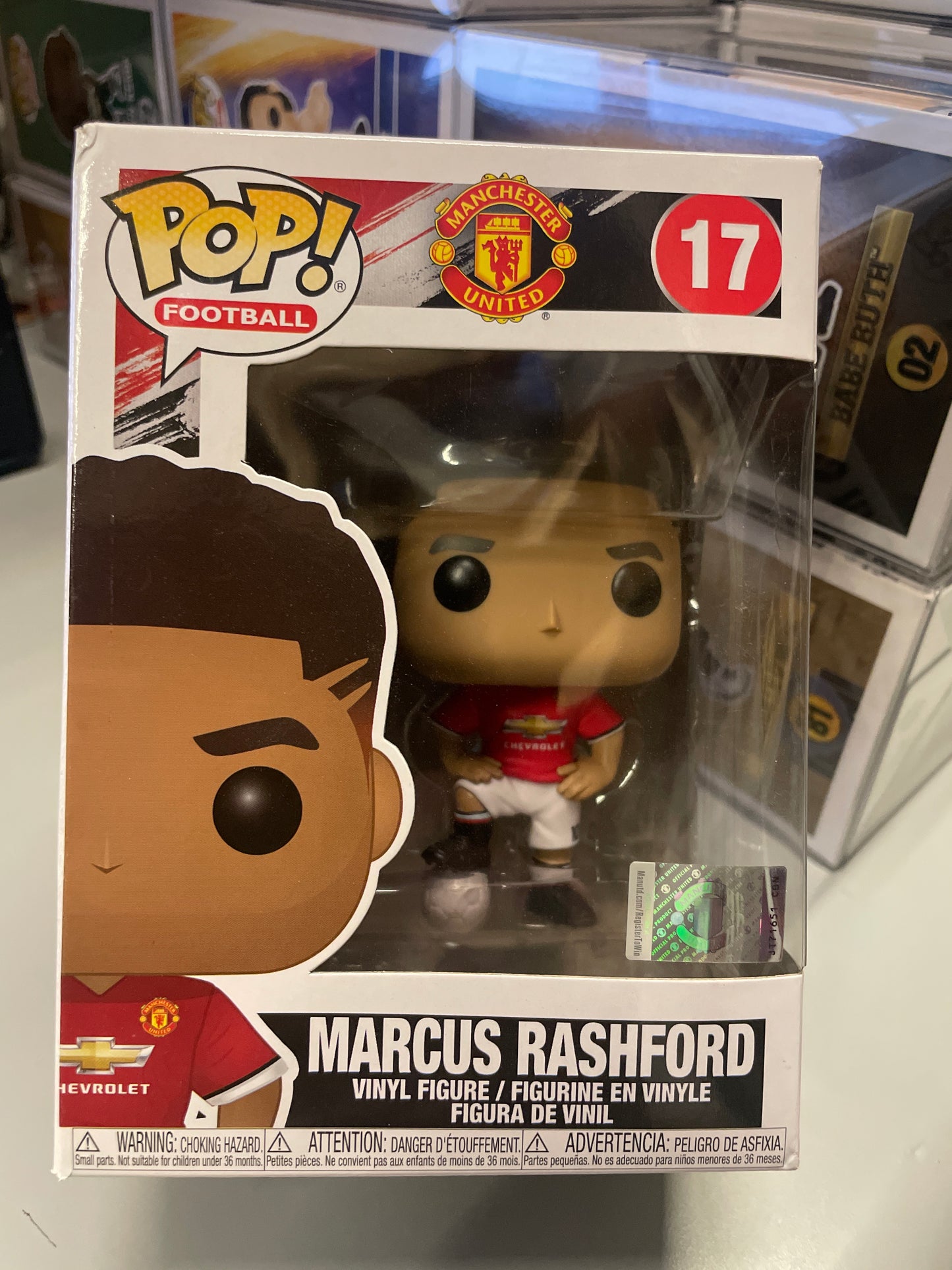 Futbol Marcus Rashford 17 Funko Pop! Vinyl figure sports