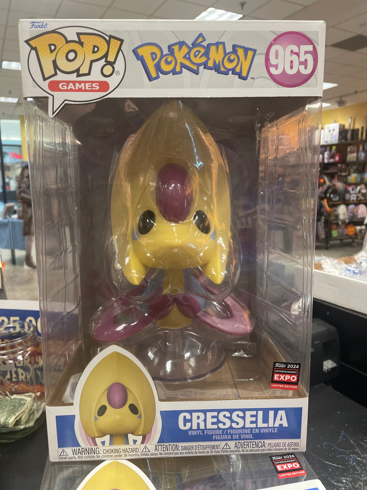 Pokemon Cresselia EE 2024 Limited Edition Funko Pop! Vinyl Figure video games