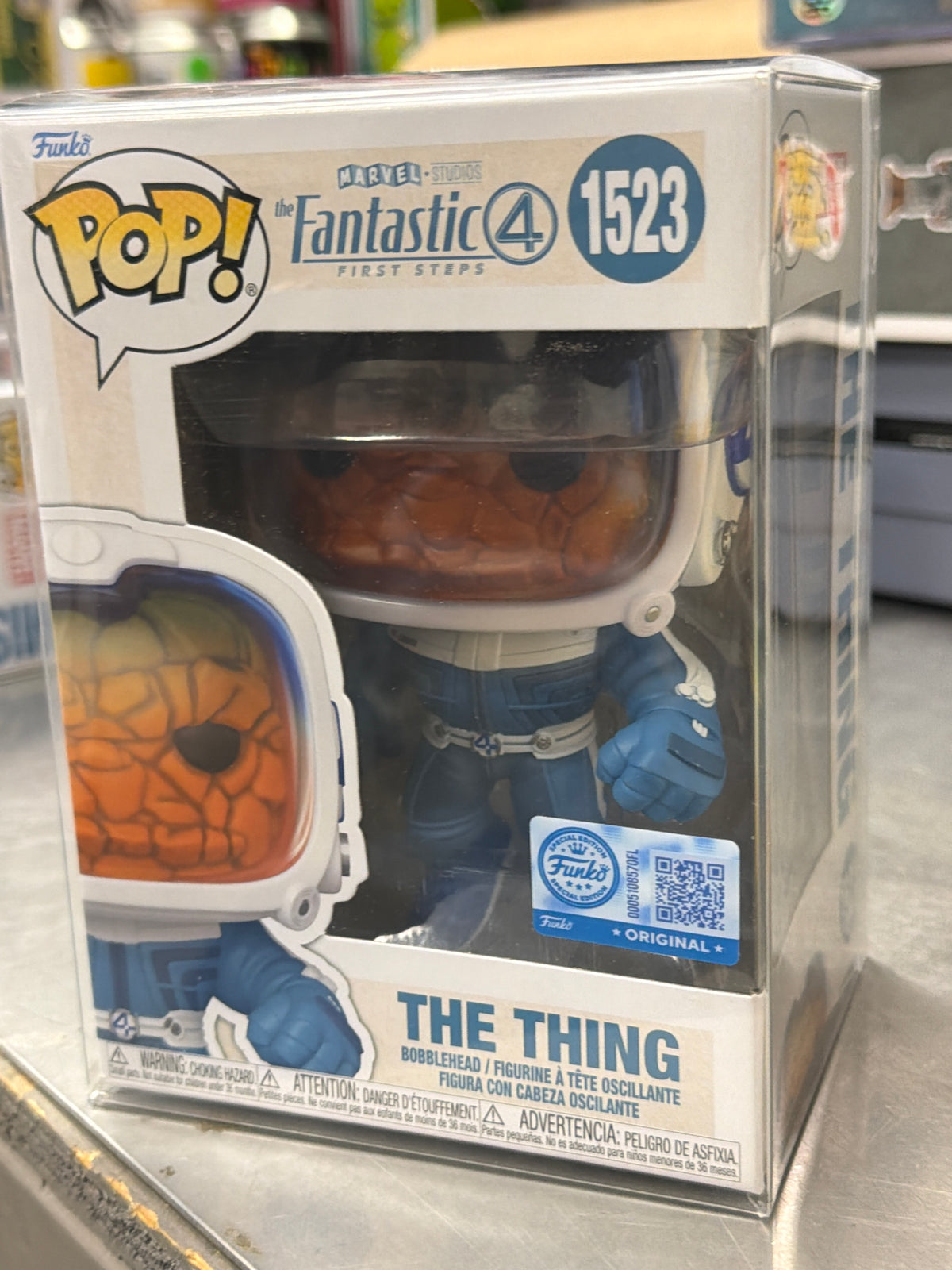 Fantastic Four The Thing 1523 exclusive Funko Pop! Vinyl Figure Marvel