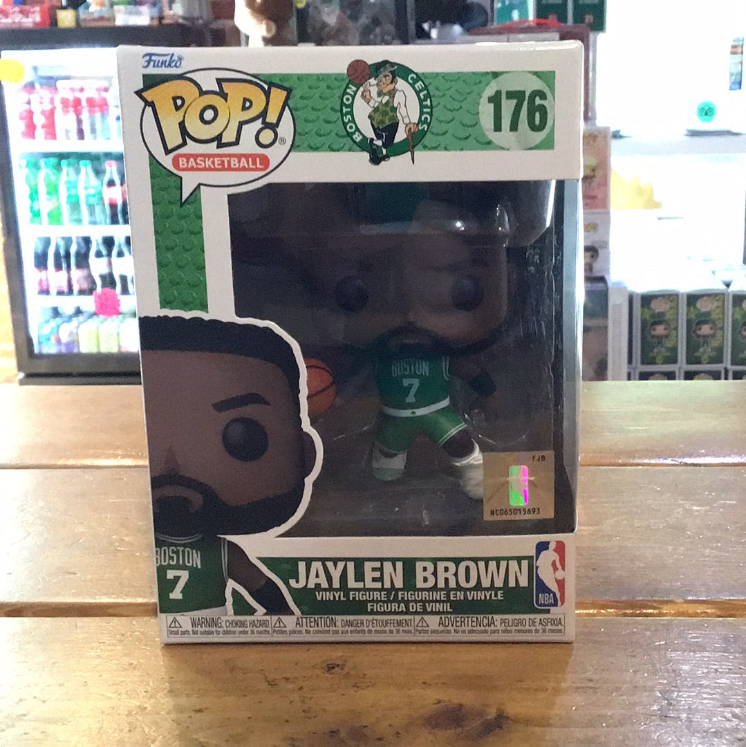 NBA Boston Celtics - Jaylen Brown (Green Jersey) #176 - Funko Pop! Vinyl Figure (Sport