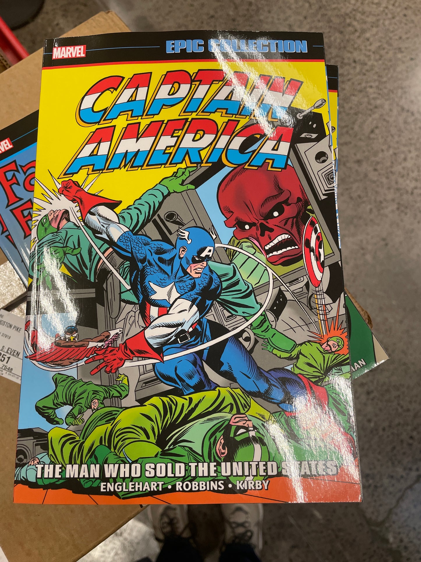 Captain America Marvel man who sold the US graphic novel