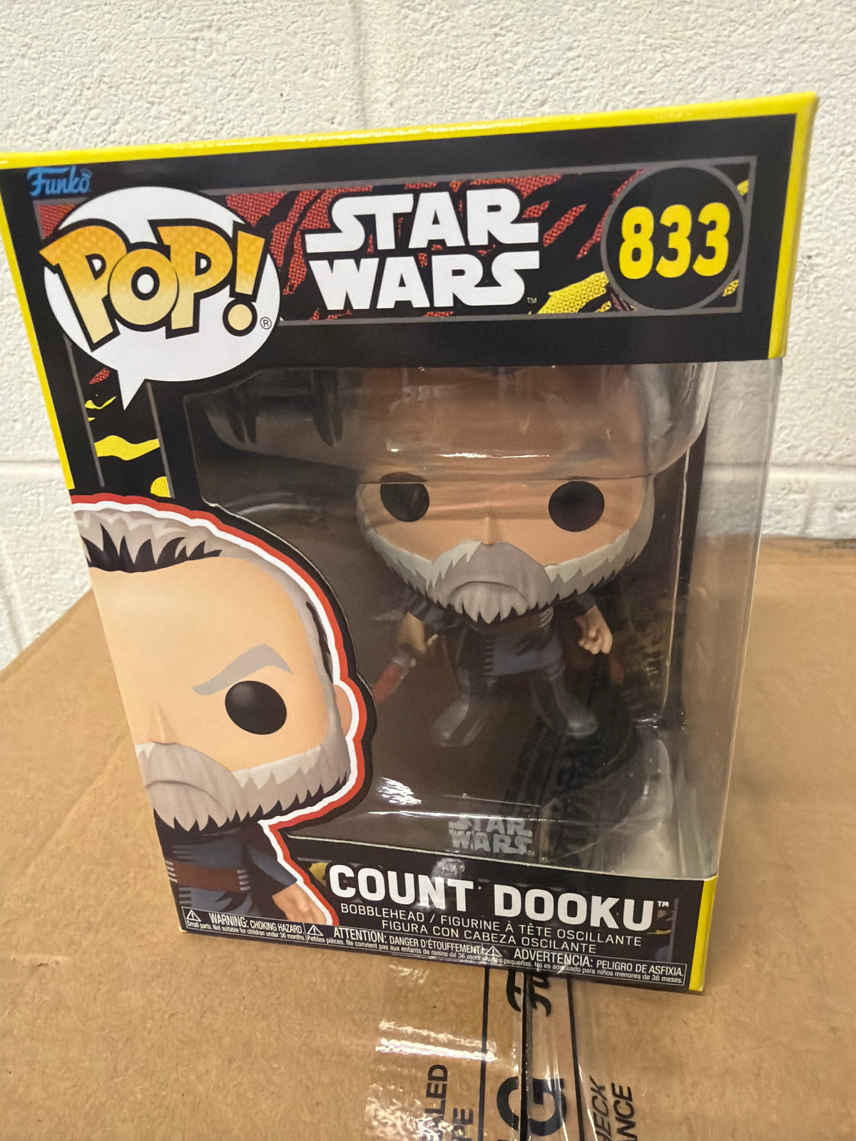 Star Wars retro Count Dooku 833 Funko Pop! Vinyl Figure