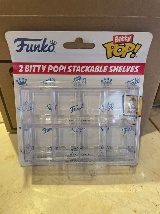 Funko bitty pops stackable shelves 2 pack
