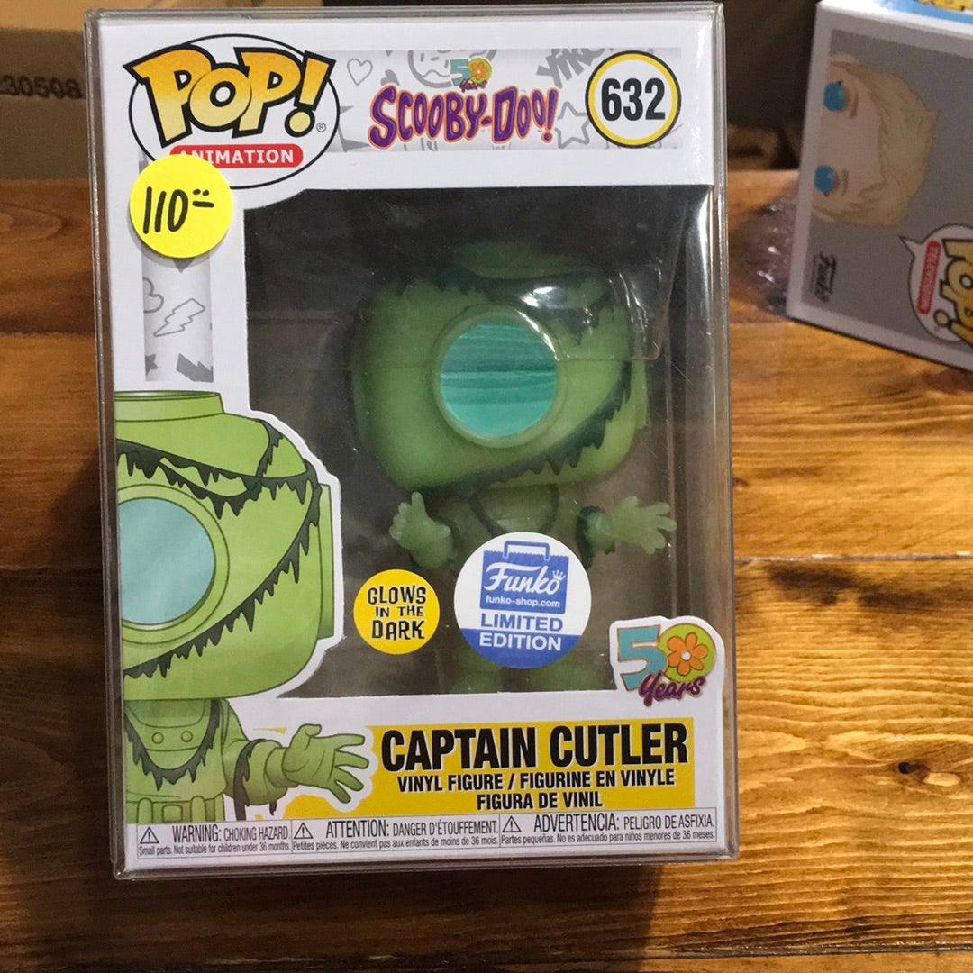 Scooby-Doo Captain Cutler 632 exclusive Funko Pop! Vinyl figure exclusive cartoon