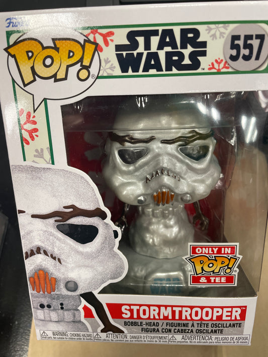 Star Wars - Holiday Stormtrooper (Snowman) #557 exclusive - Funko Pop! Vinyl Figure