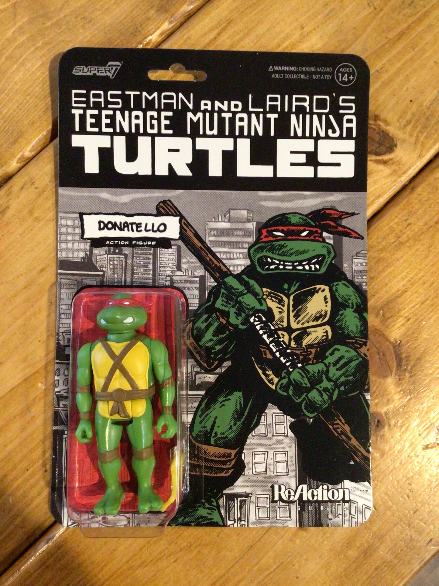 TMNT Mirage set -Donatello - Super 7 Reaction Figure (cartoon)