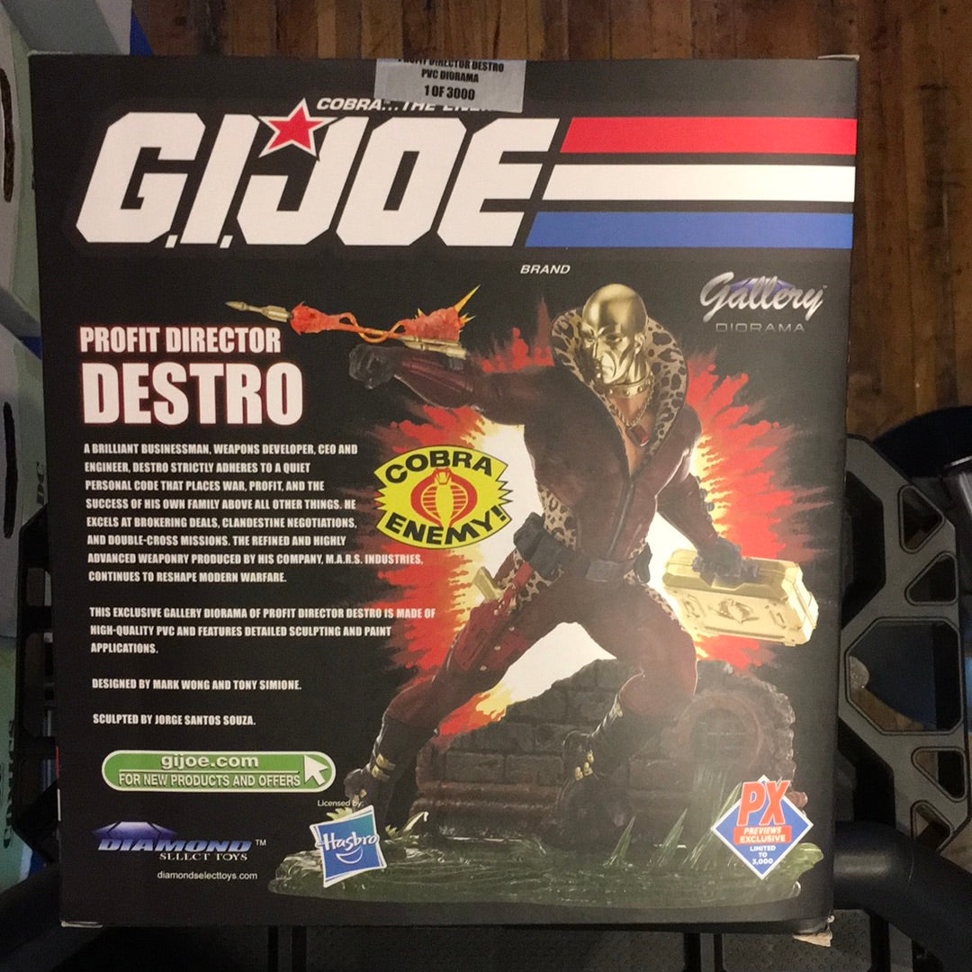 G. I. Joe - Profit Director Destro PVC Diorama - Gallery Diorama