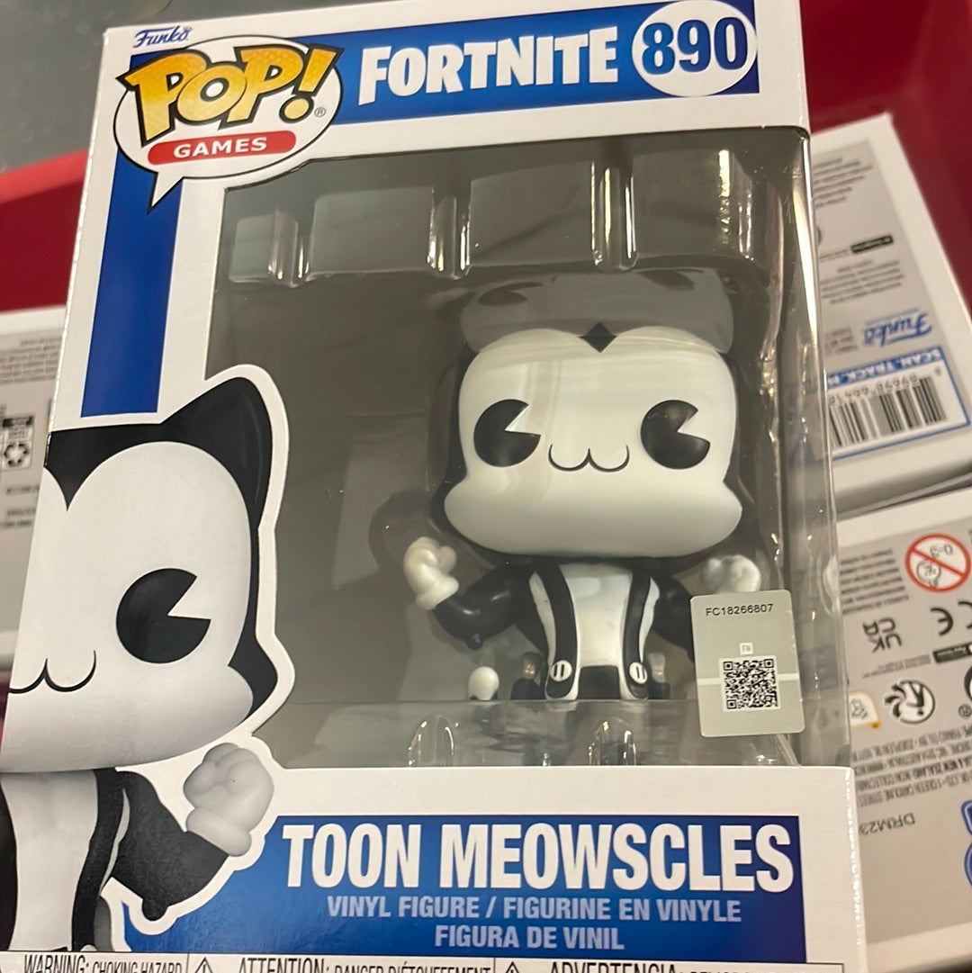 Fortnite - Toon Meowscles #890 - Funko Pop! Vinyl Figure (video games)
