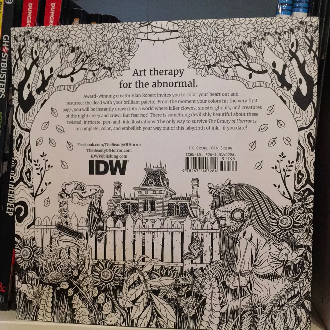 The Beauty of Horror: A Gorgeous Coloring Book
