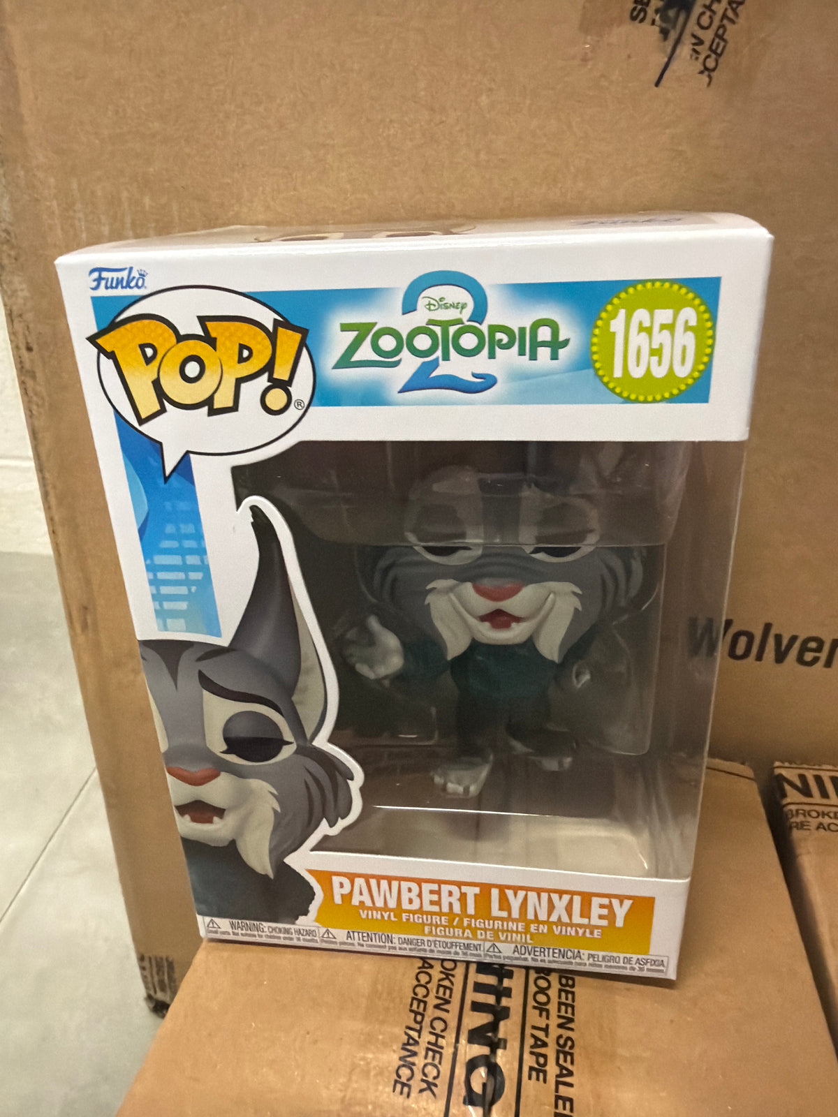 Zootopia 2 Pawbert Lynxley 1656 Funko Pop! Vinyl figure Disney