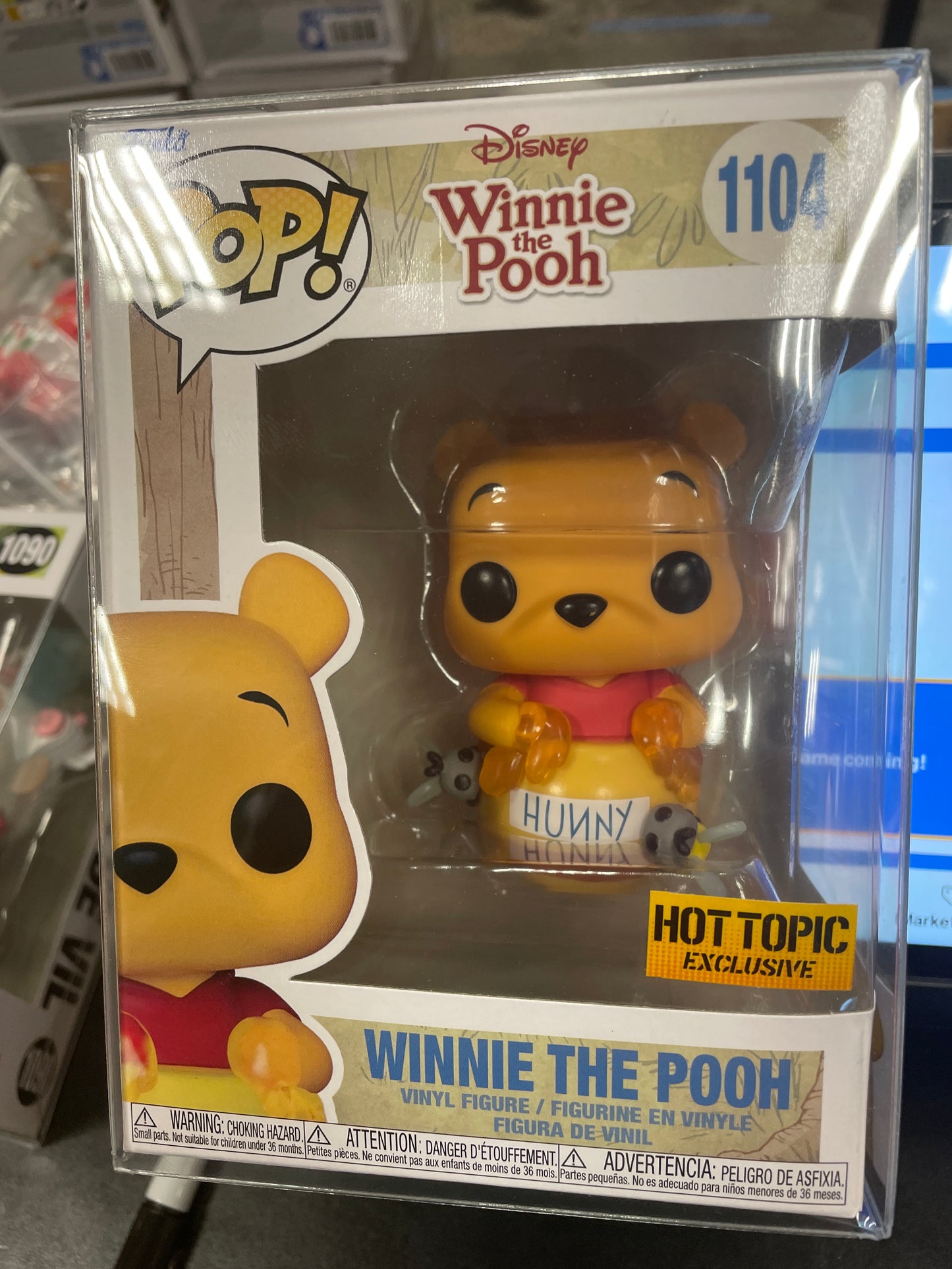 Disney - Winnie the Pooh jar of honey #1104 - Funko Pop! Vinyl Figure