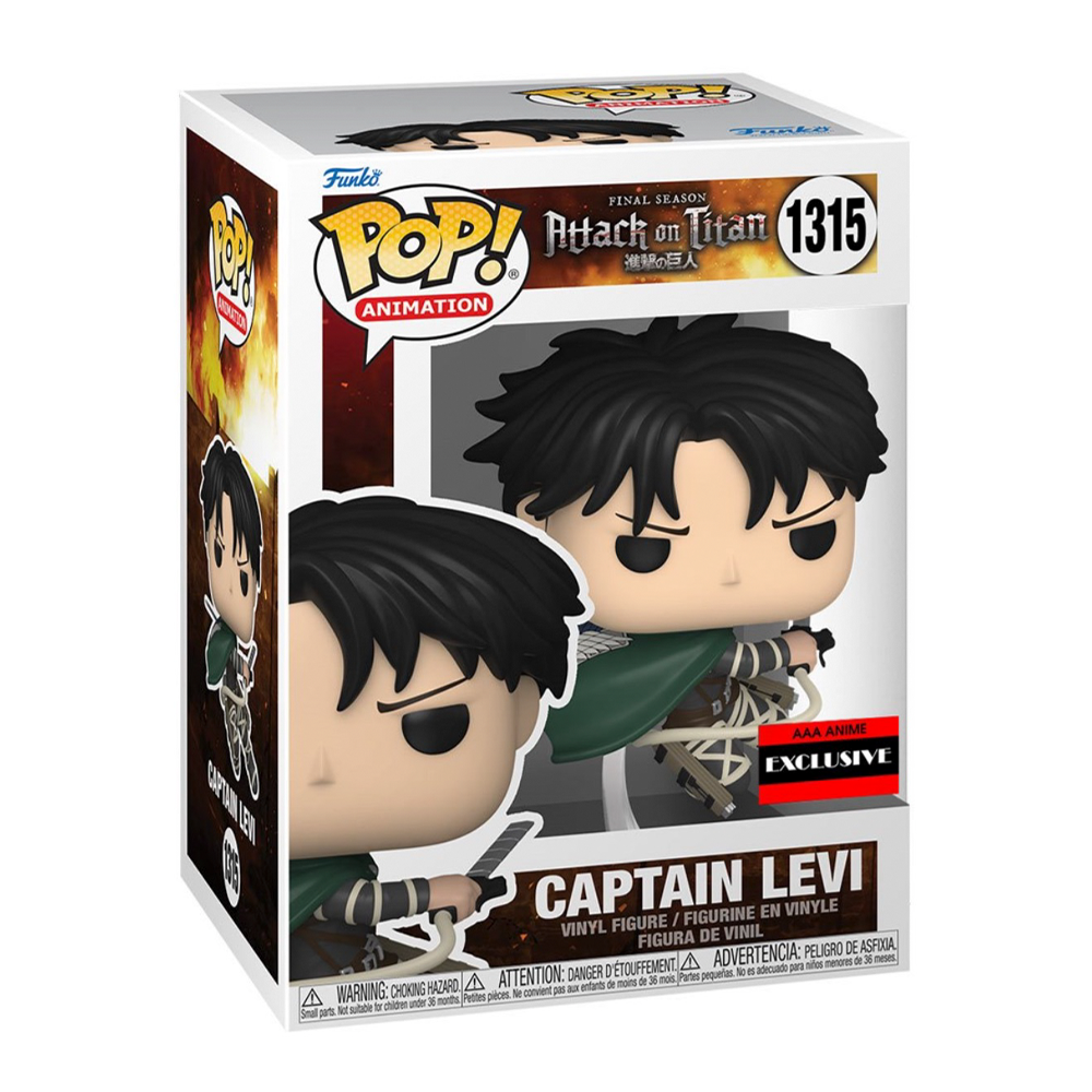 Attack on Titan - Captain Levi Ackerman #1315 - Funko Pop! Vinyl Figure