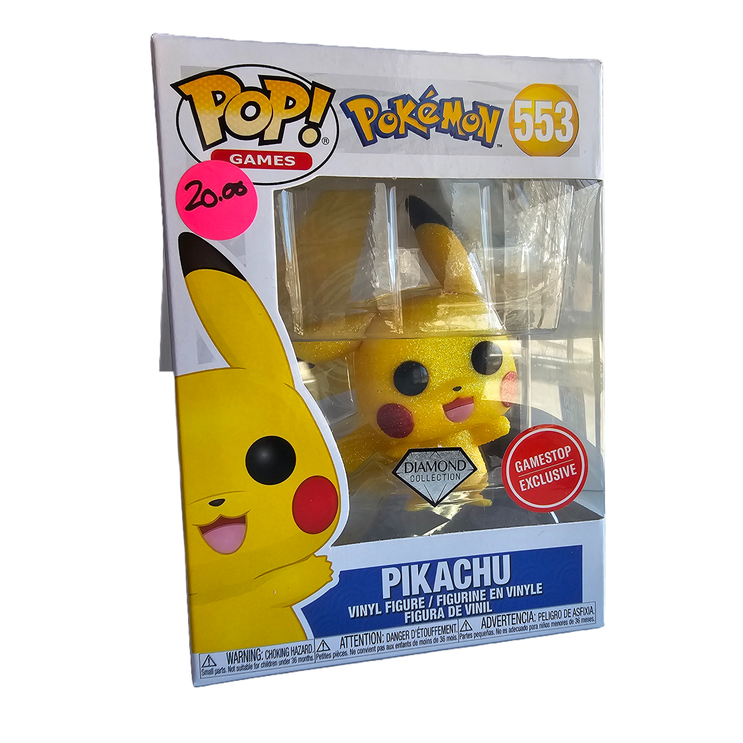Pokémon - Pikachu Waving #553 - Funko Pop! Vinyl Figure (V Stop ideo Games)