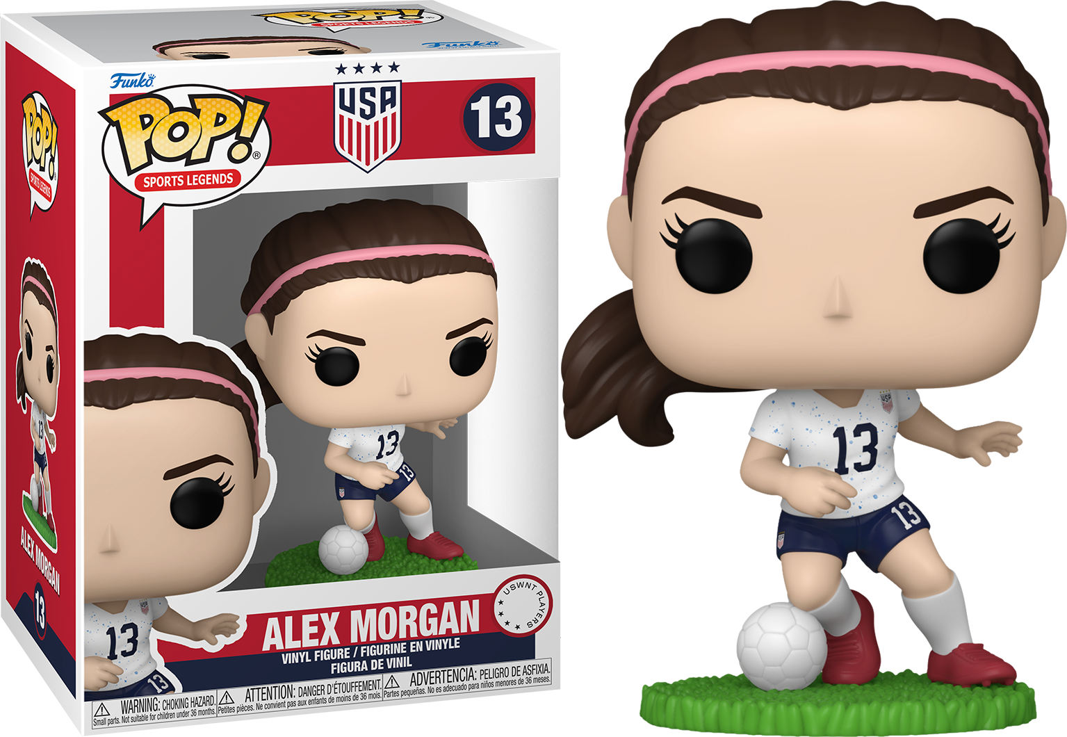 USWNT Alex Morgan #13 Funko Pop! Vinyl Figure (Sports) – Tall