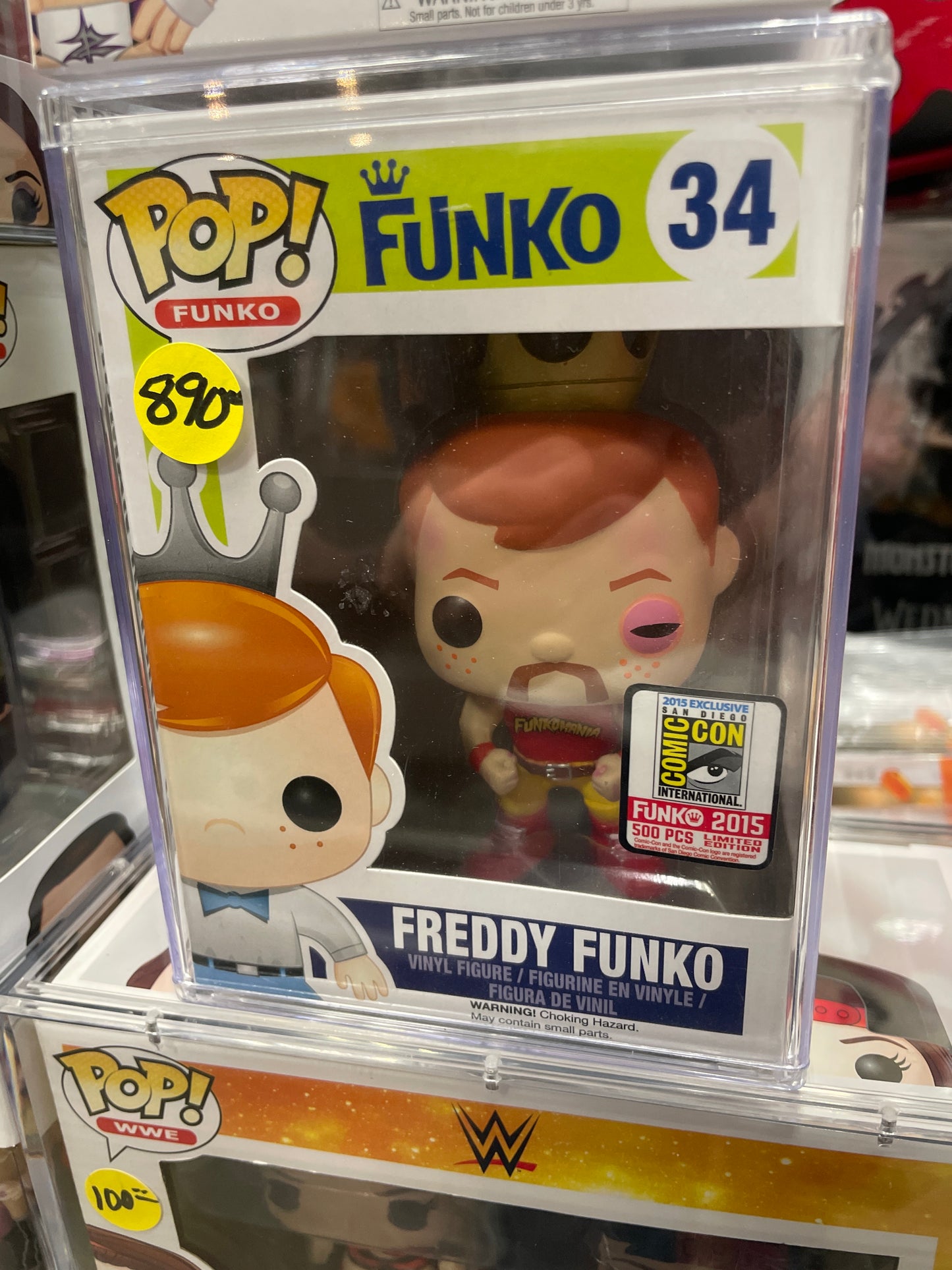 WWE Freddy Hogan 34 exclusive exclusive Funko Pop vinyl figure gam