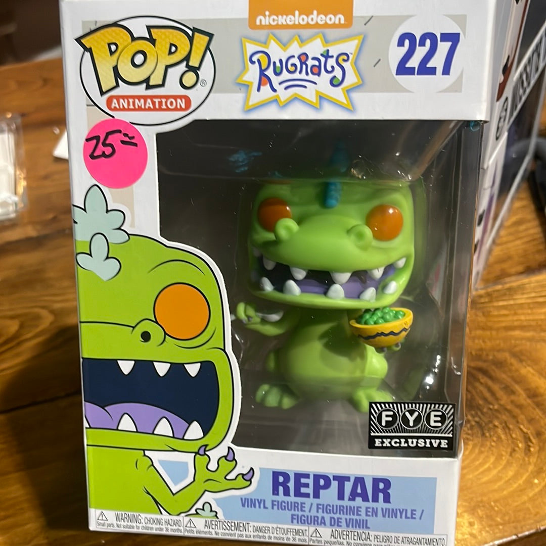 Nickelodeon Reptar exclusive 227 Funko Pop! Vinyl figure cartoon