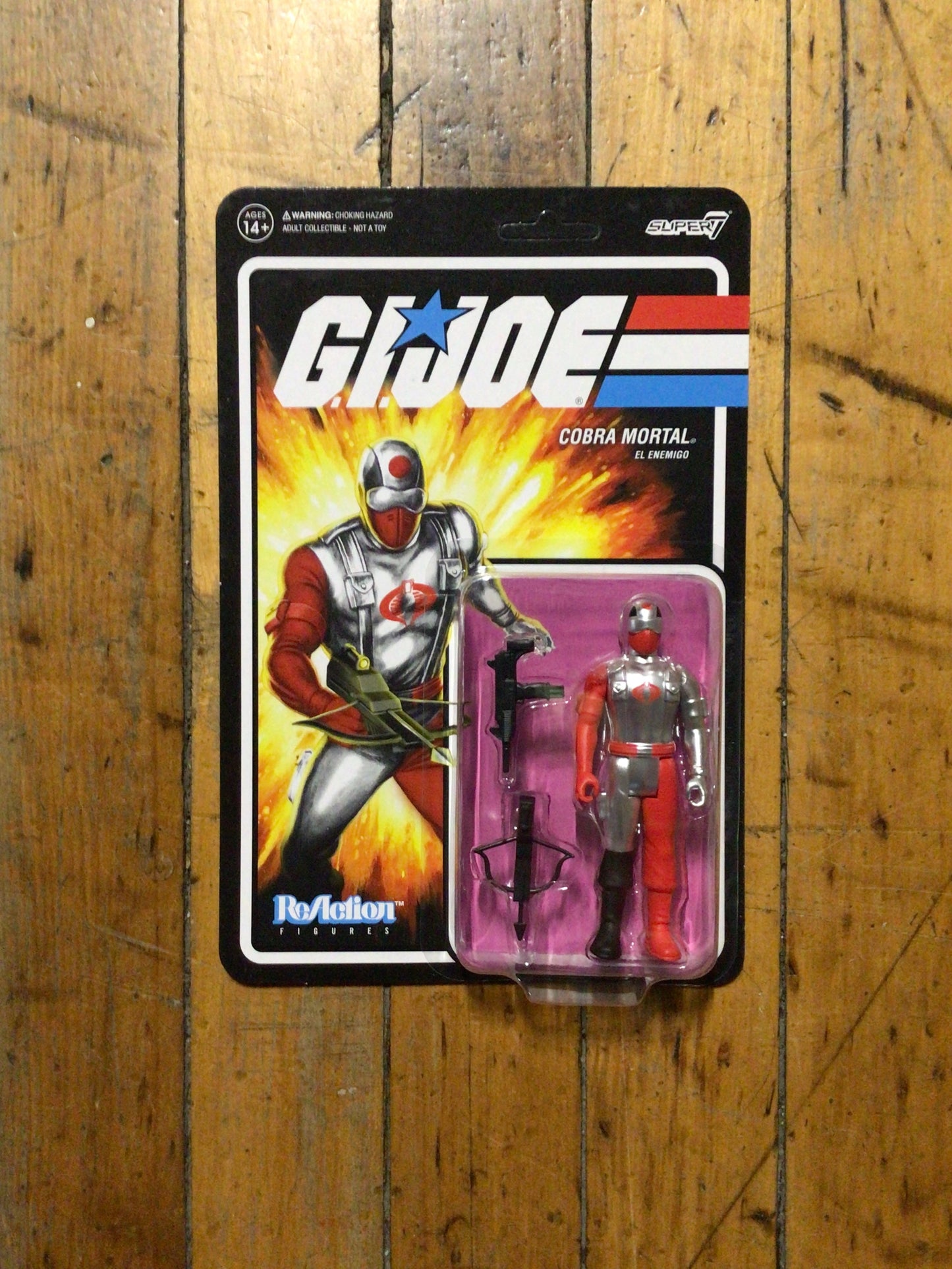 G.I. Joe - Cobra Mortal -Super7 reaction figure