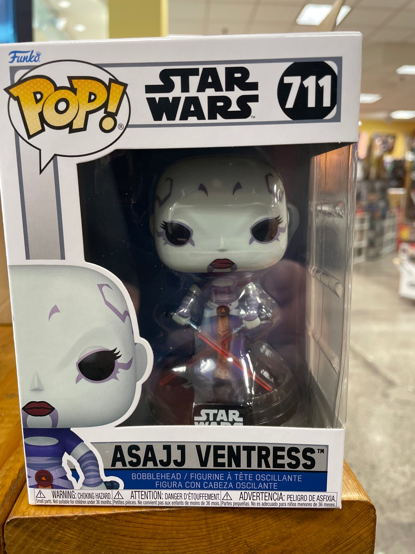 Star Wars- Asajj Ventress 711 Funko Pop! vinyl figure