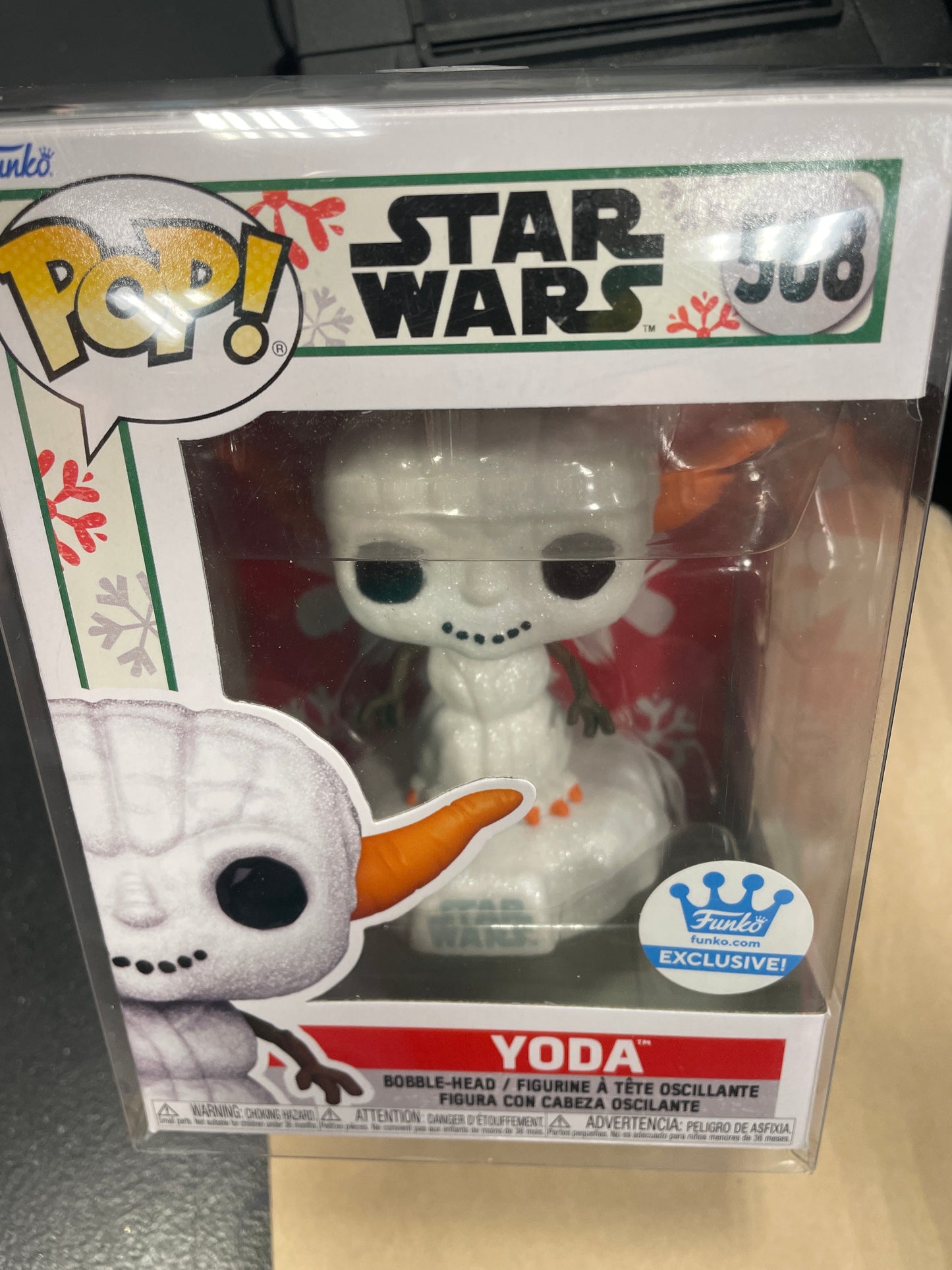 Star Wars - Holiday Yoda(Snowman) #568 - Funko Pop! Vinyl Figure