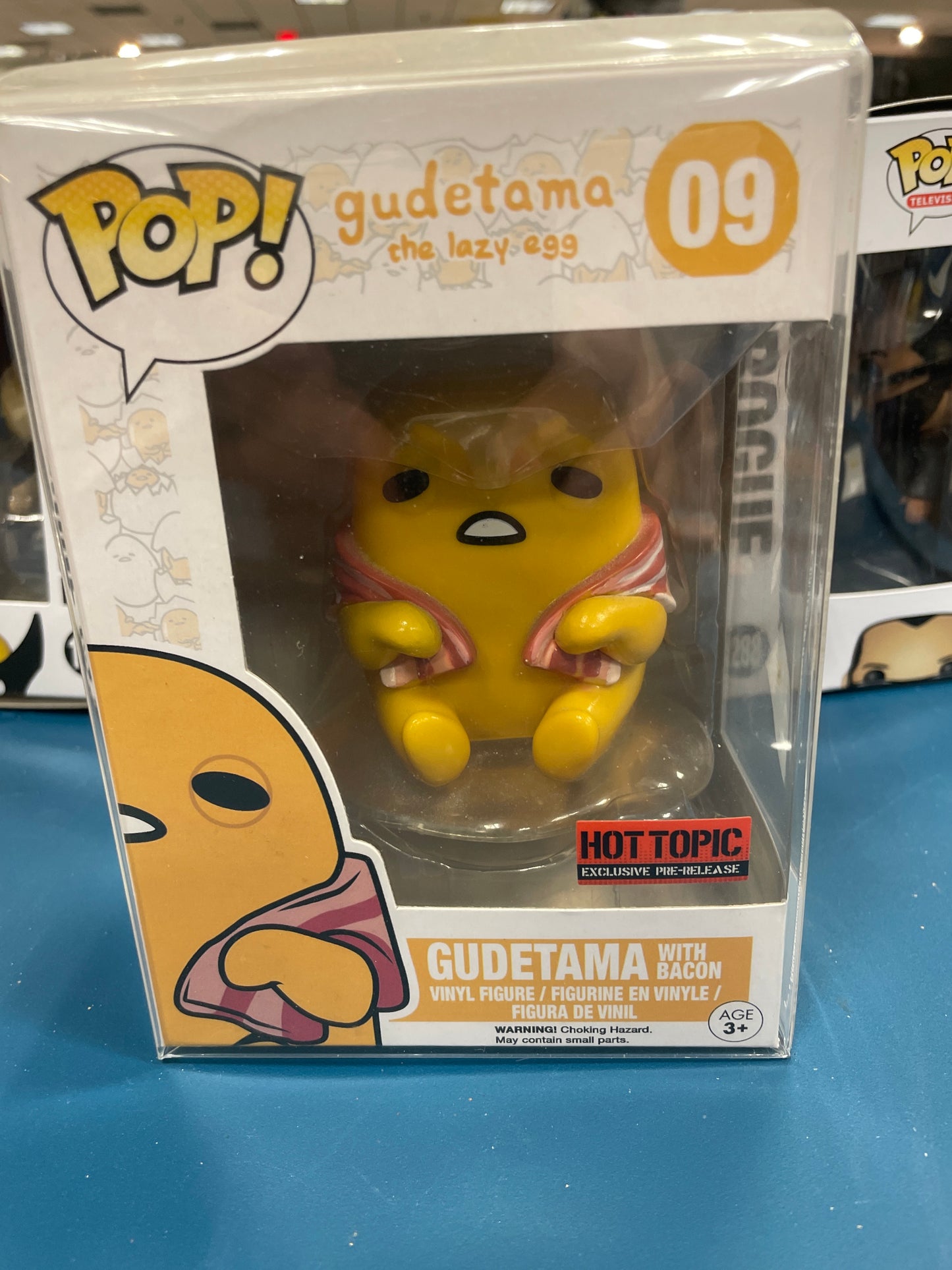 Gudetama 09 with bacon exclusive Funko Pop! Vinyl Figure Icons
