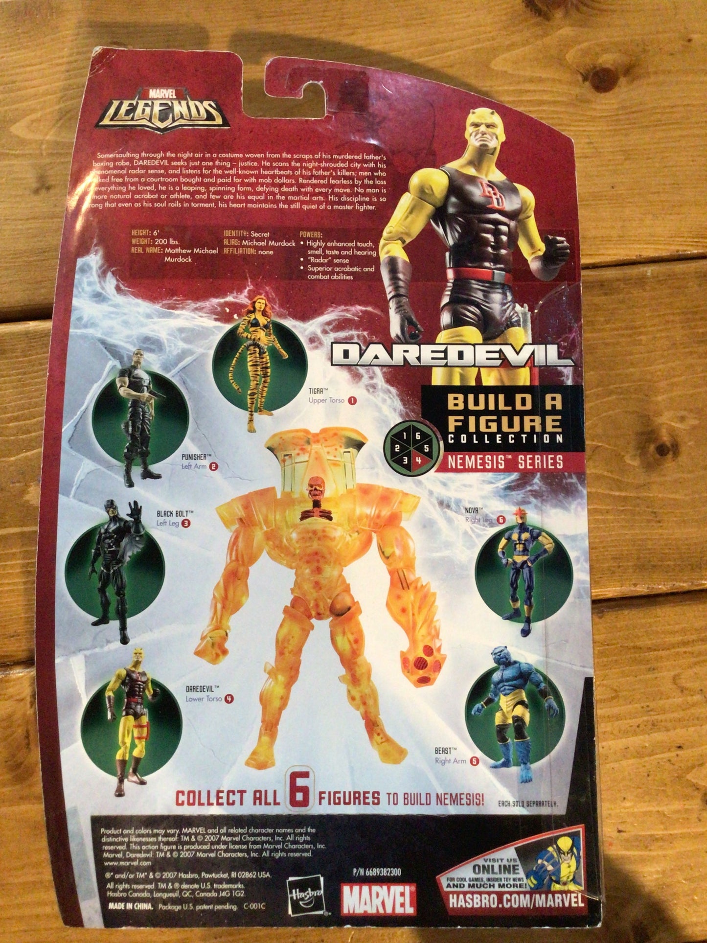 Marvel Legends Daredevil (Yellow suit) Hasbro Classic