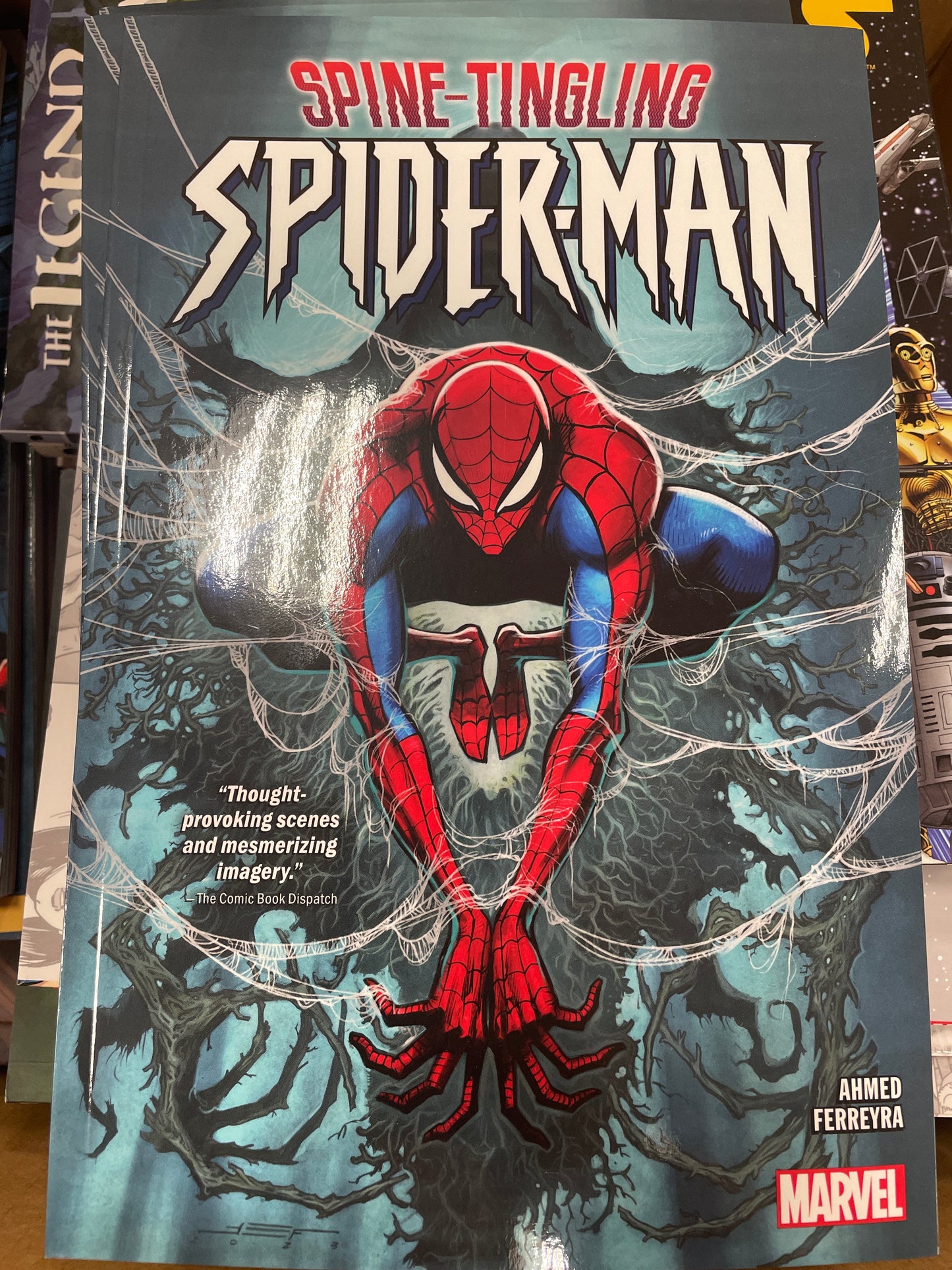Spine Tingling Spiderman Marvel graphic novel